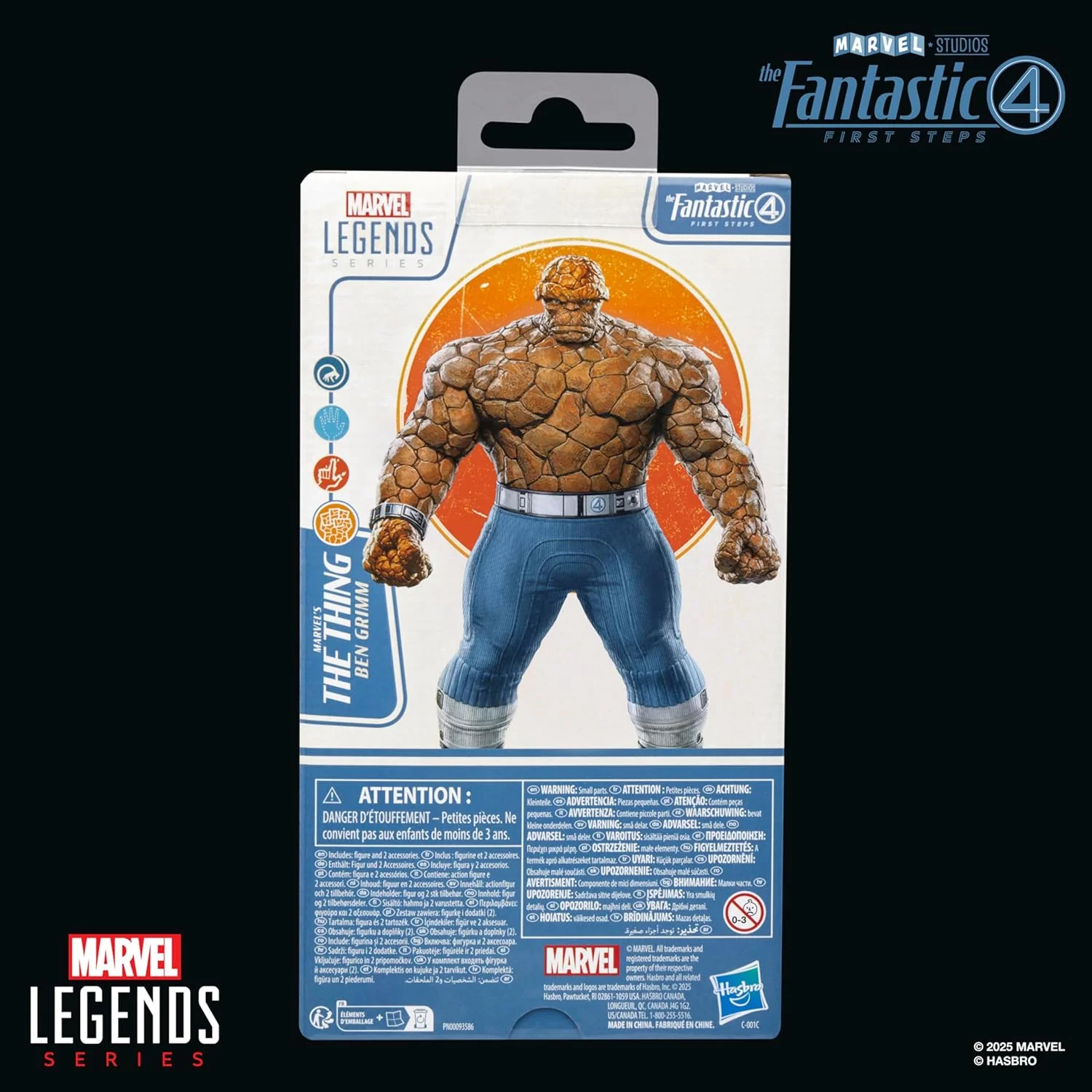 Marvel Legends The Fantastic Four: First Steps The Thing 6" Action Figure - Image 3