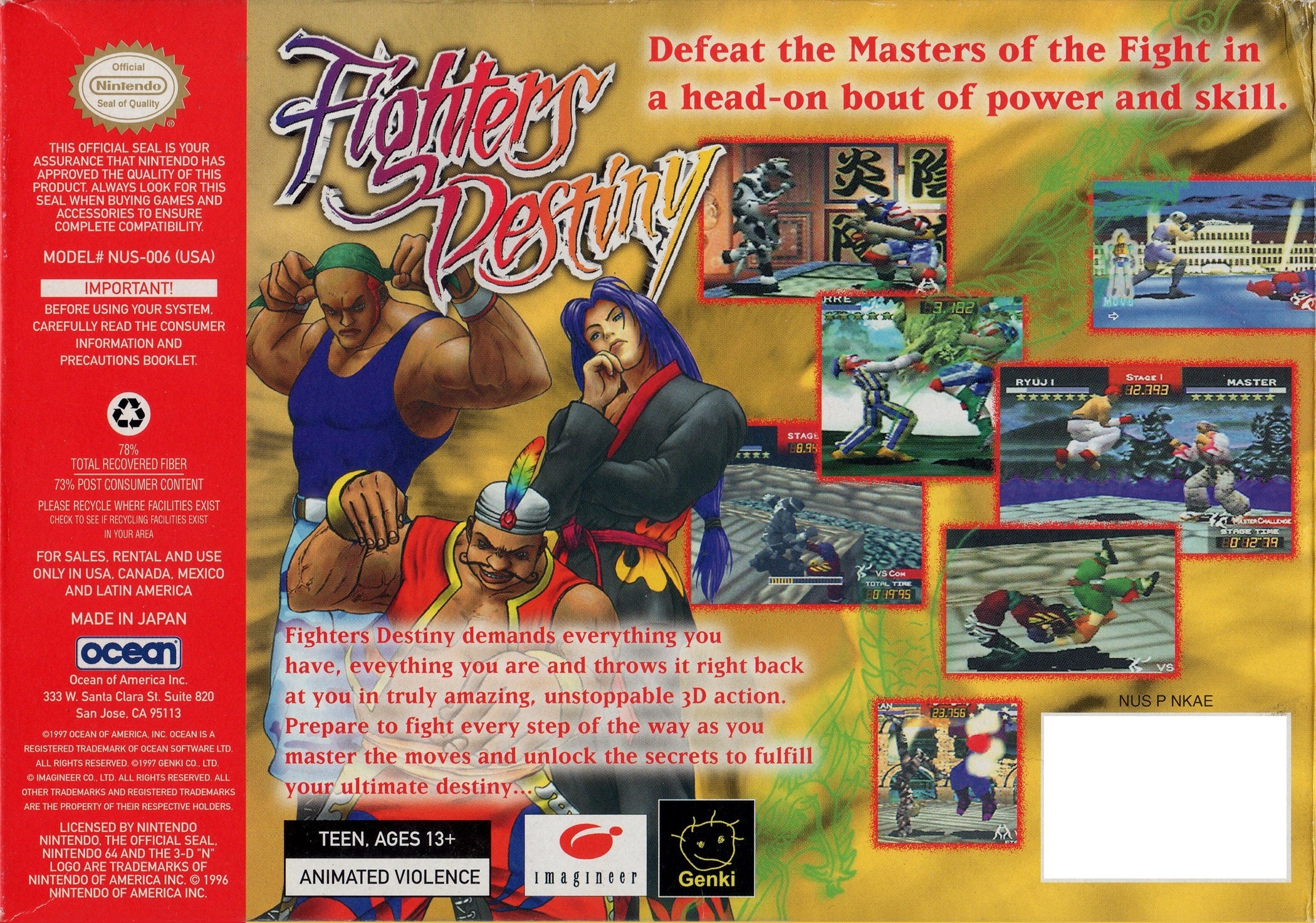 Fighters Destiny - Nintendo 64 - Image 2