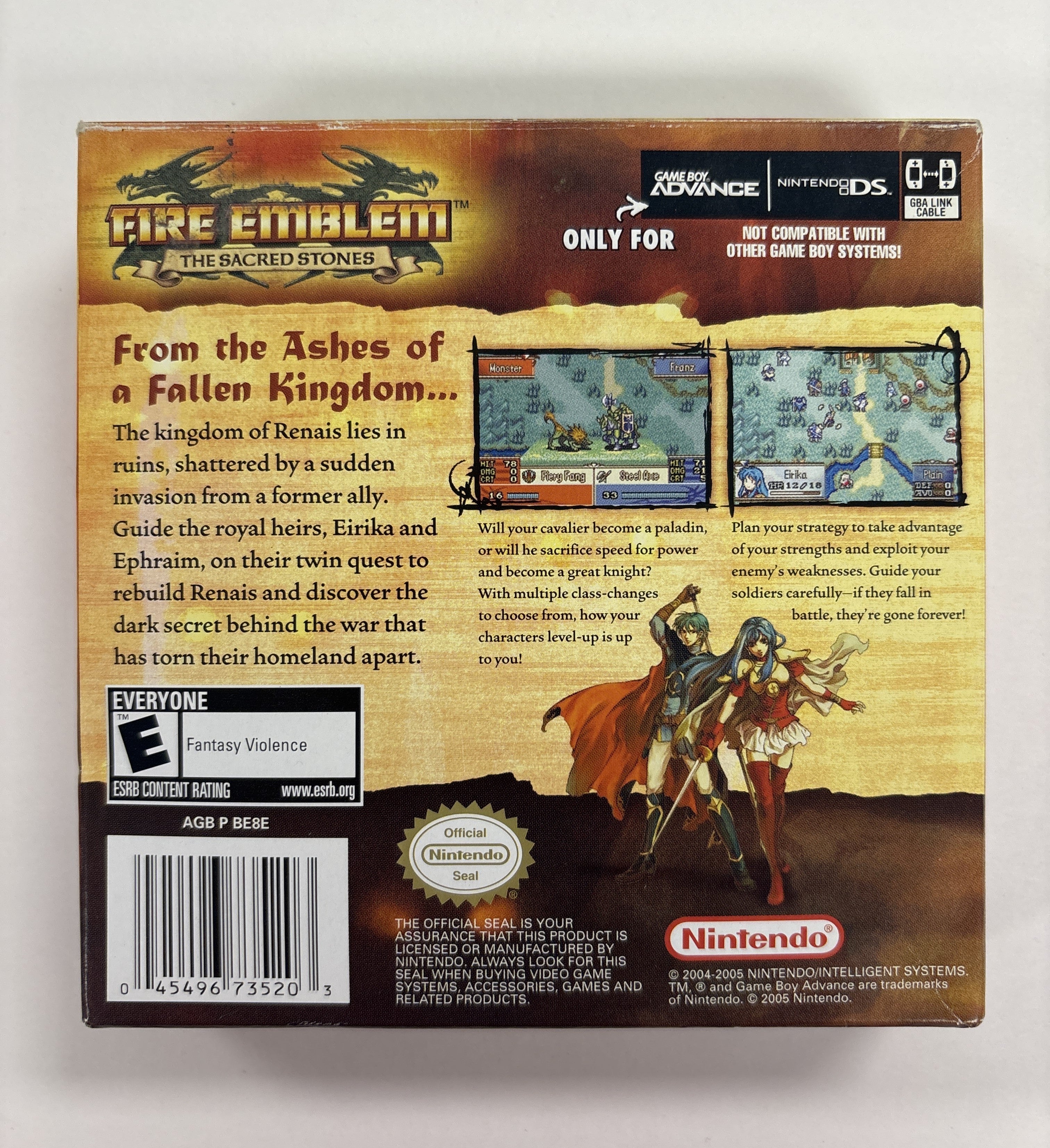 Fire Emblem: The Sacred Stones - Game Boy Advance Box & Manuals Only No Game - Image 3