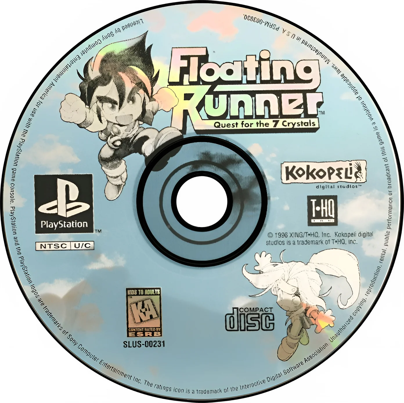Floating Runner Quest for the 7 Crystals - PlayStation - Image 3