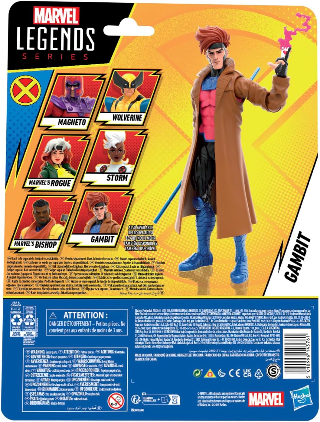 Marvel Legends X-Men 97 Gambit 6" Action Figure - Image 2