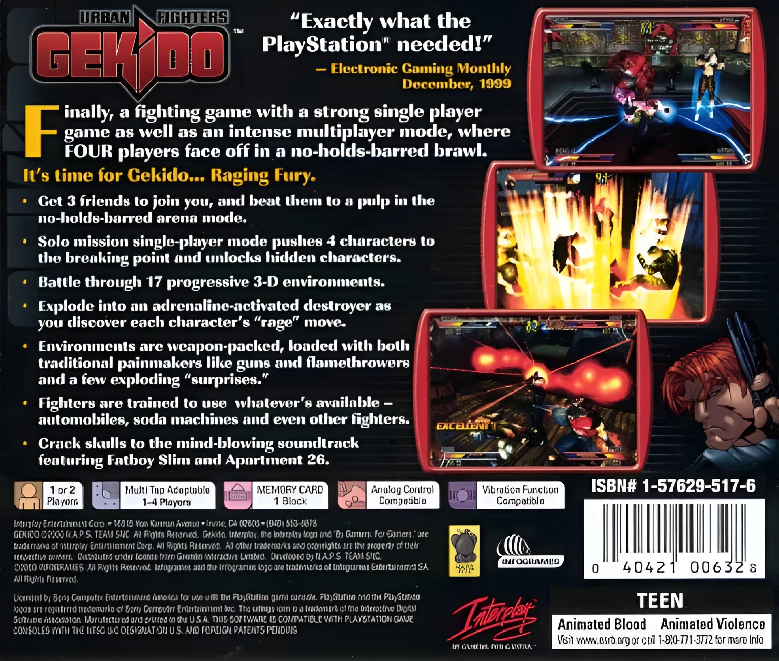 Gekido Urban Fighters - PlayStation - Image 2