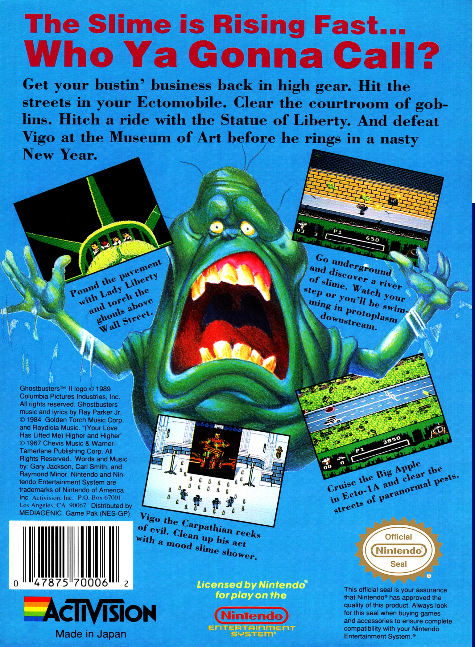 Ghostbusters II - NES - Image 2