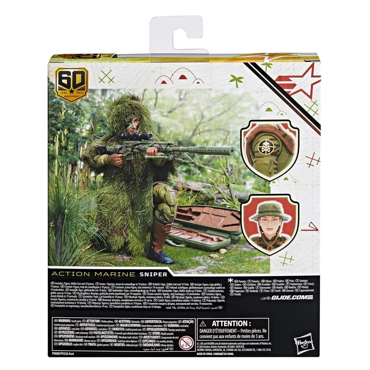 G.I. Joe Classified Series 60th Anniversary 6" Action Marine Sniper Action Figure - Image 2