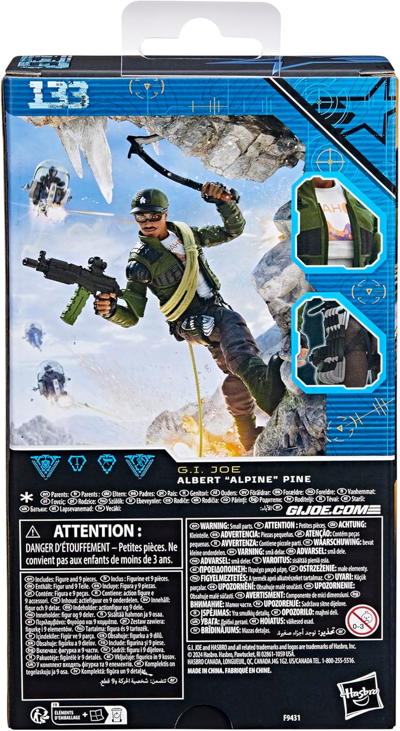 G.I. Joe Classified Series Albert Alpine Pine 6-Inch Action Figure - Image 2