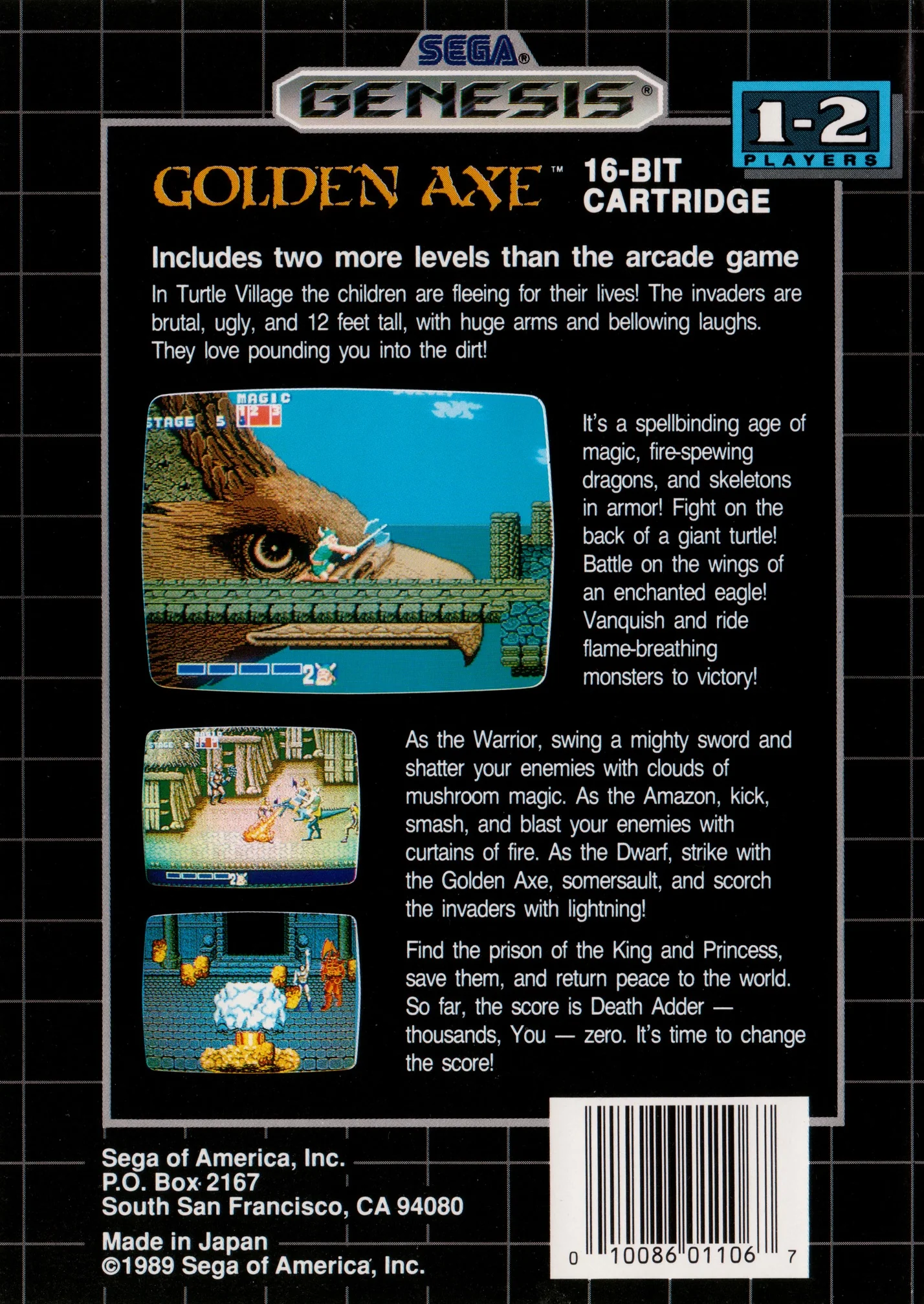 Golden Axe - Sega Genesis - Image 2