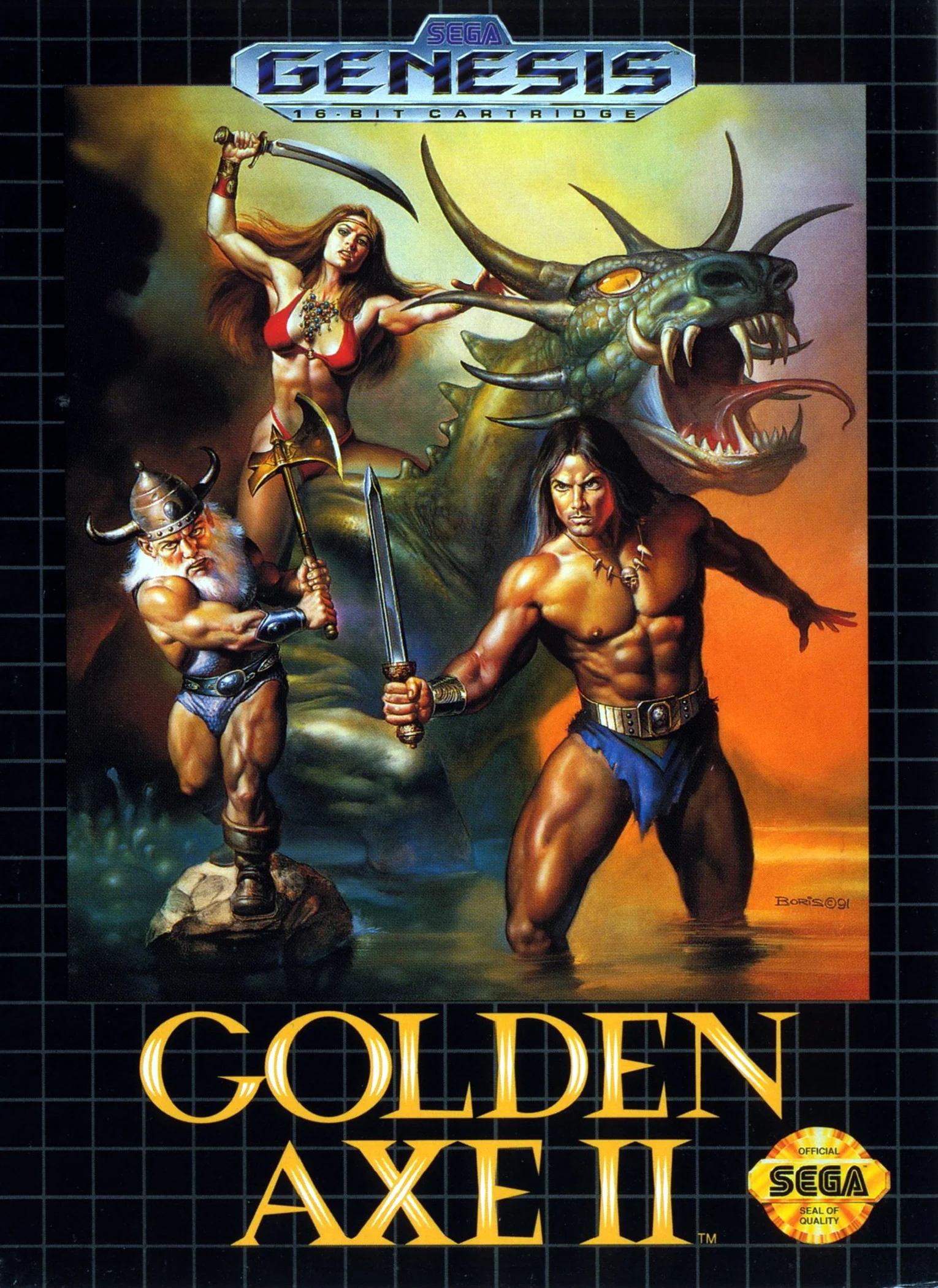 Golden Axe II - Sega Genesis
