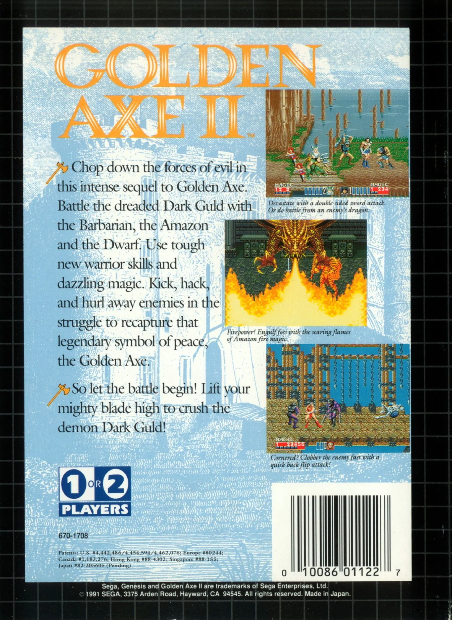 Golden Axe II - Sega Genesis - Image 2