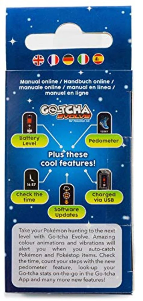 Pokemon Go GO-TCHA Evolve LED-Touch Wristband Accessory Auto Catch - Green/Black - Image 7
