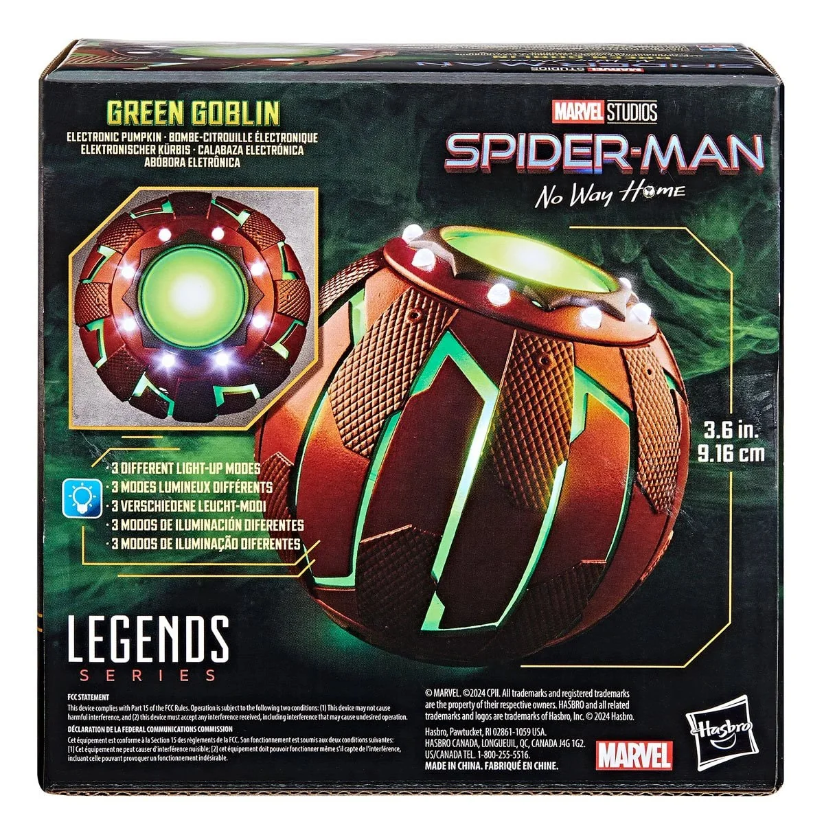 Marvel Legends Green Goblin Electronic Pumpkin, Spider-Man - Image 2