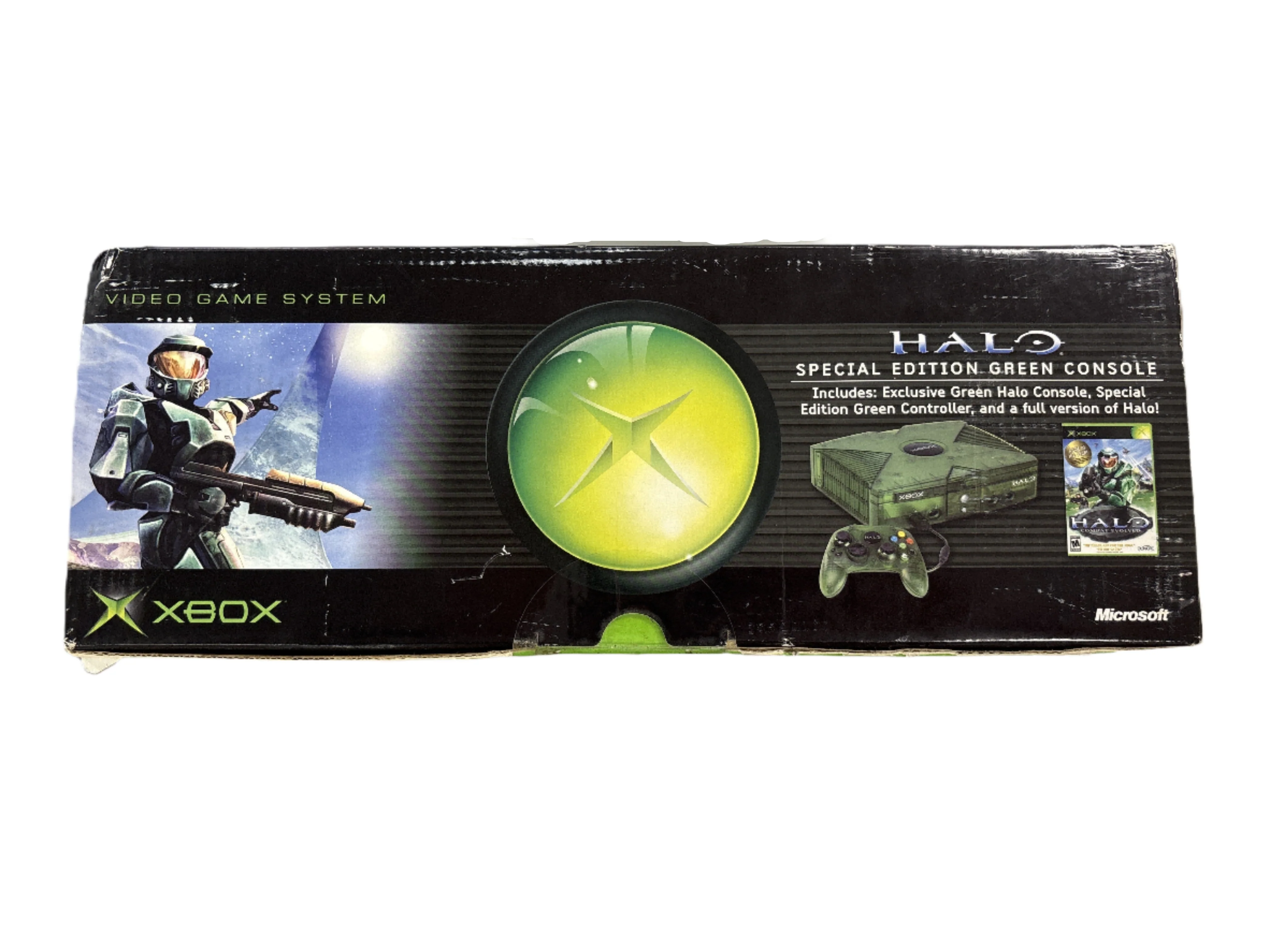 Halo Special Edition Green Console - Microsoft Xbox Box & Inserts Only No Console - Image 5