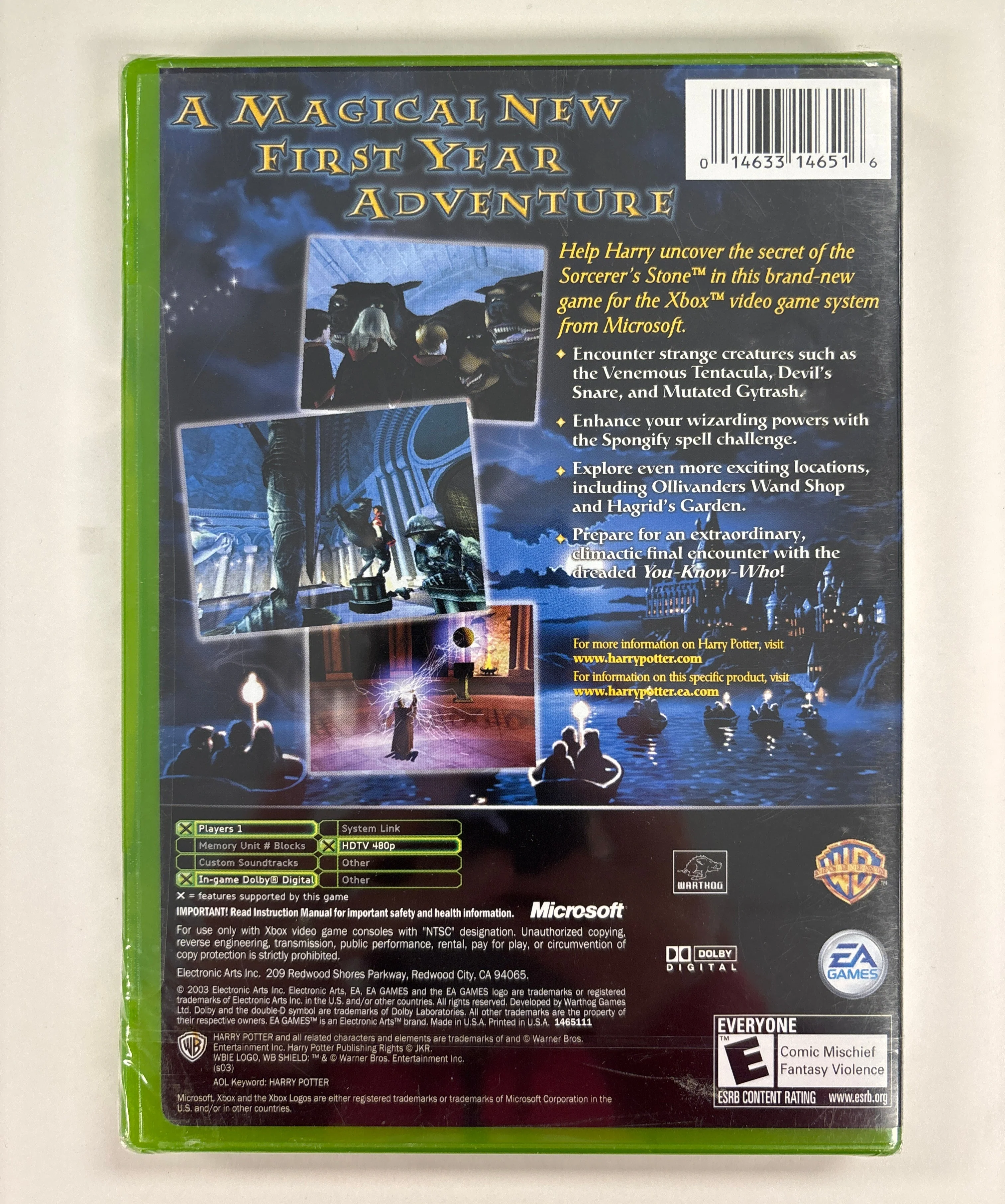 Harry Potter and the Sorcerer's Stone - Xbox Brand New & Factory Sealed - Image 2