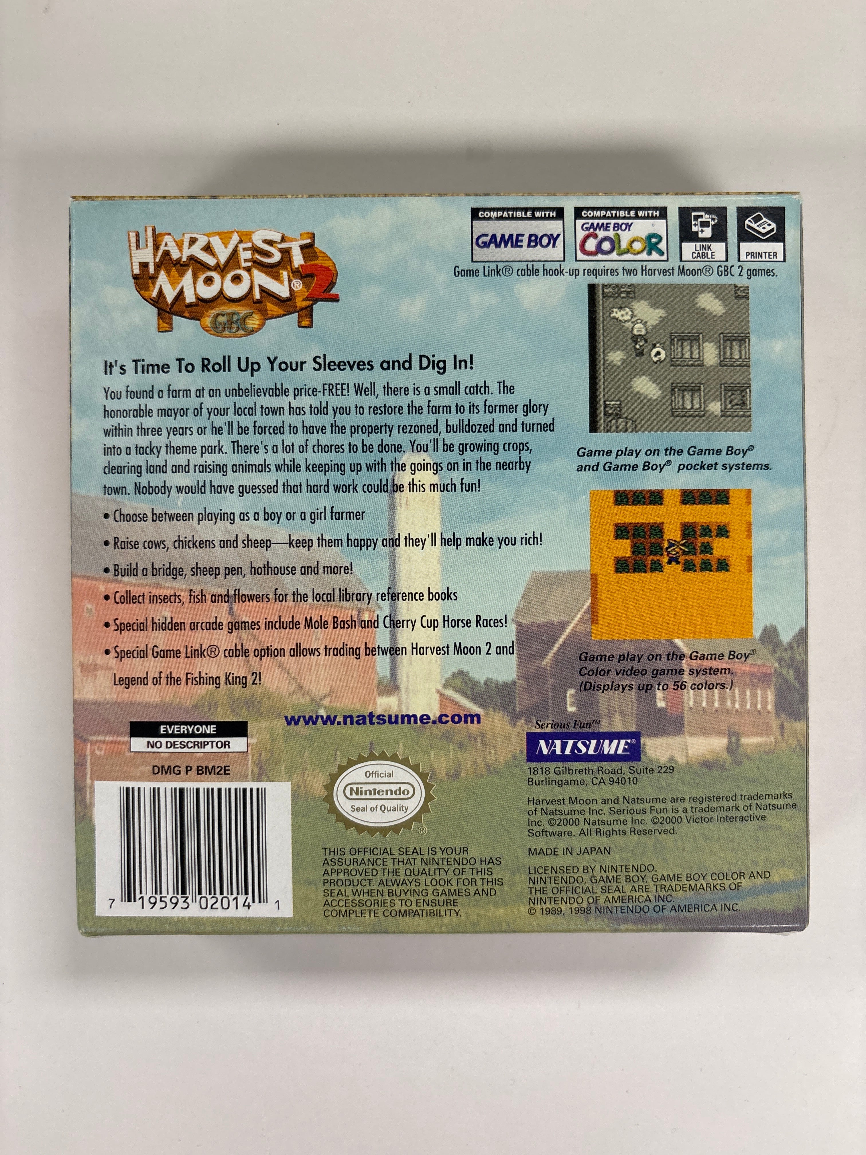 Harvest Moon 2 - Game Boy Color Box & Manuals Only No Game - Image 3