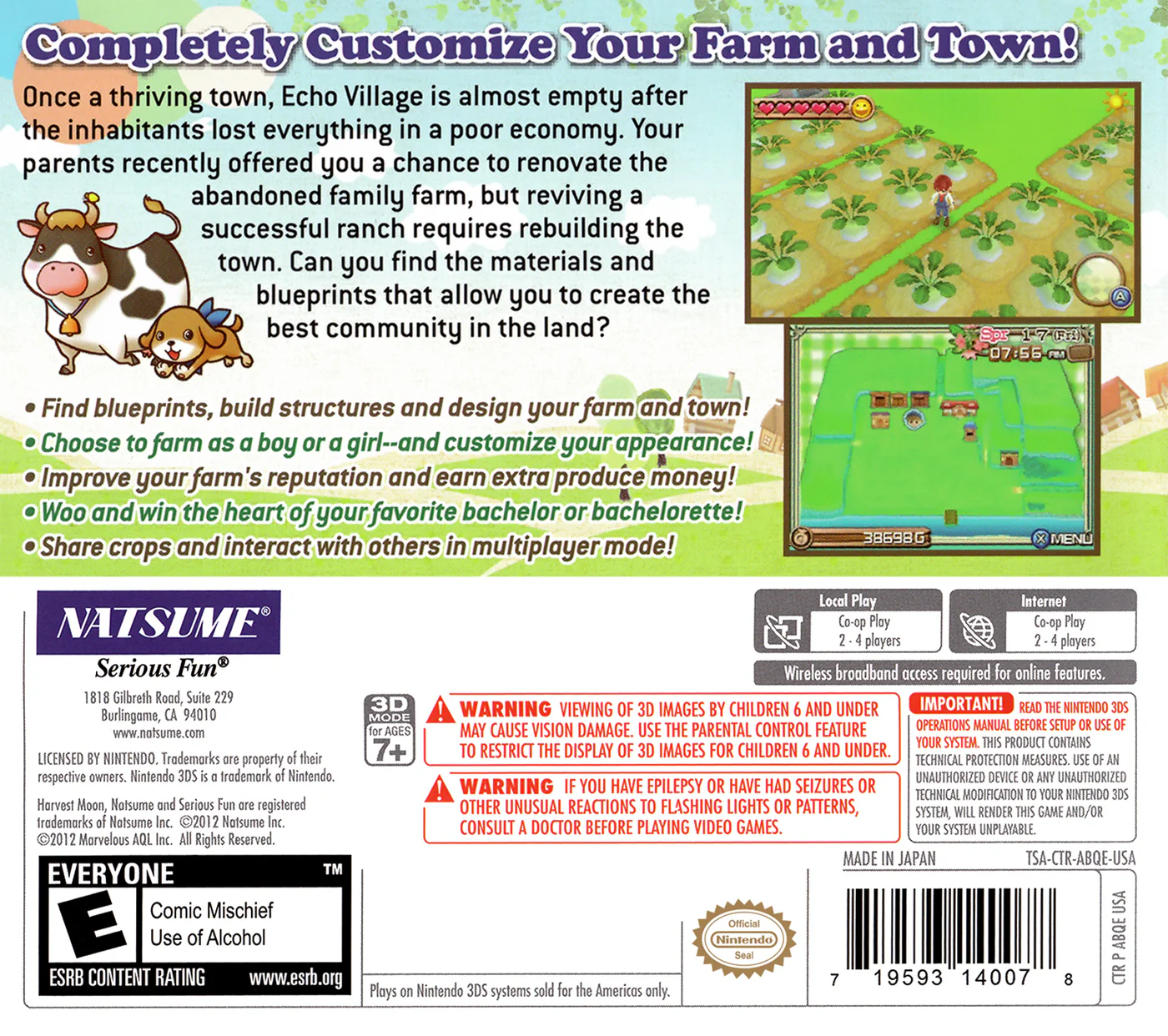 Harvest Moon 3D: A New Beginning - Image 2