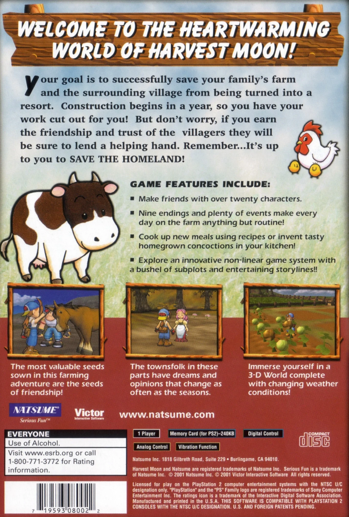 Harvest Moon: Save the Homeland - PlayStation 2 - Image 2