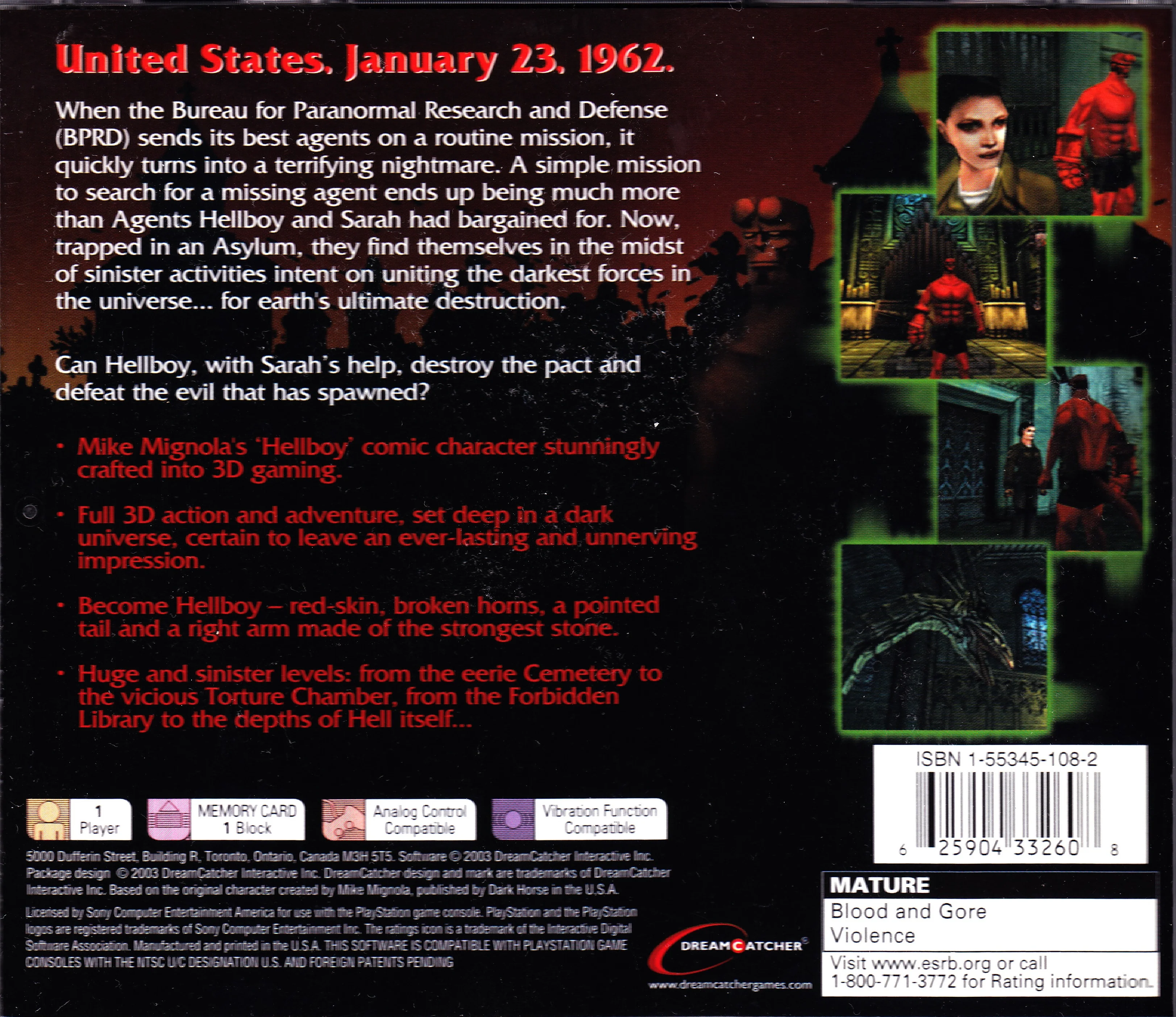 Hellboy Asylum Seeker - PlayStation - Image 2