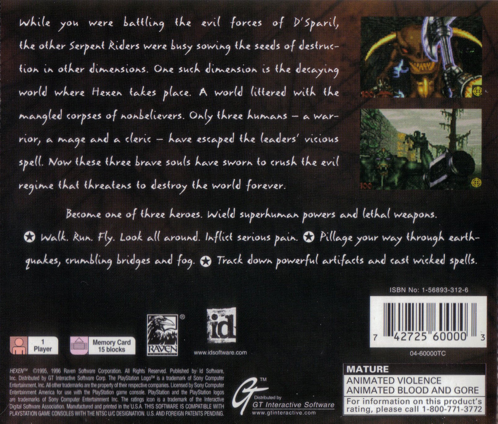 Hexen - PlayStation - Image 2