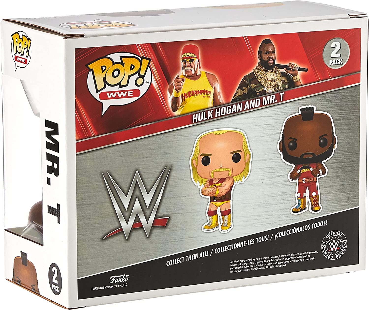 Funko Pop! WWE Hulk Hogan and Mr. T Vinyl Figure - Image 4