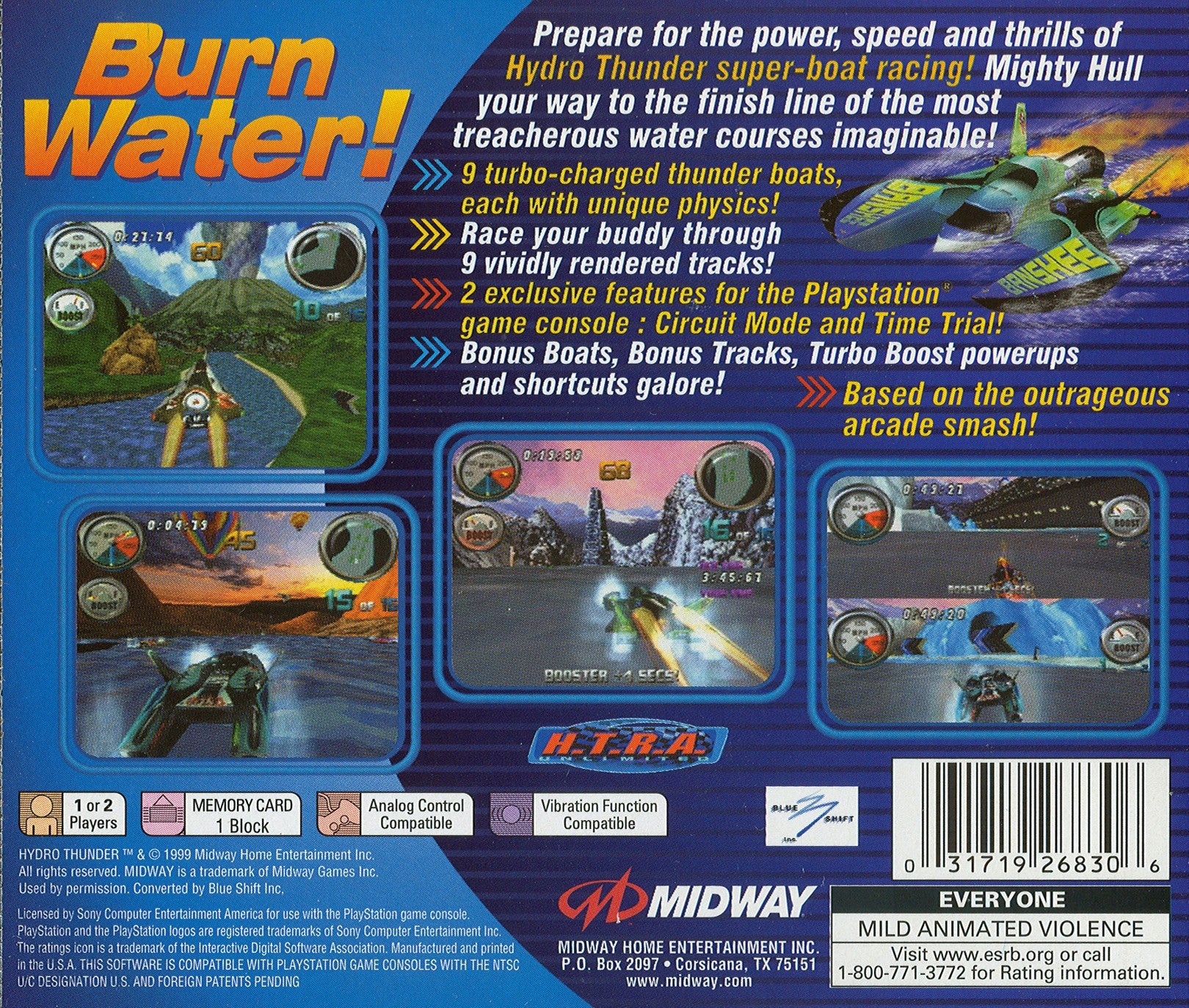 Hydro Thunder - PlayStation - Image 2