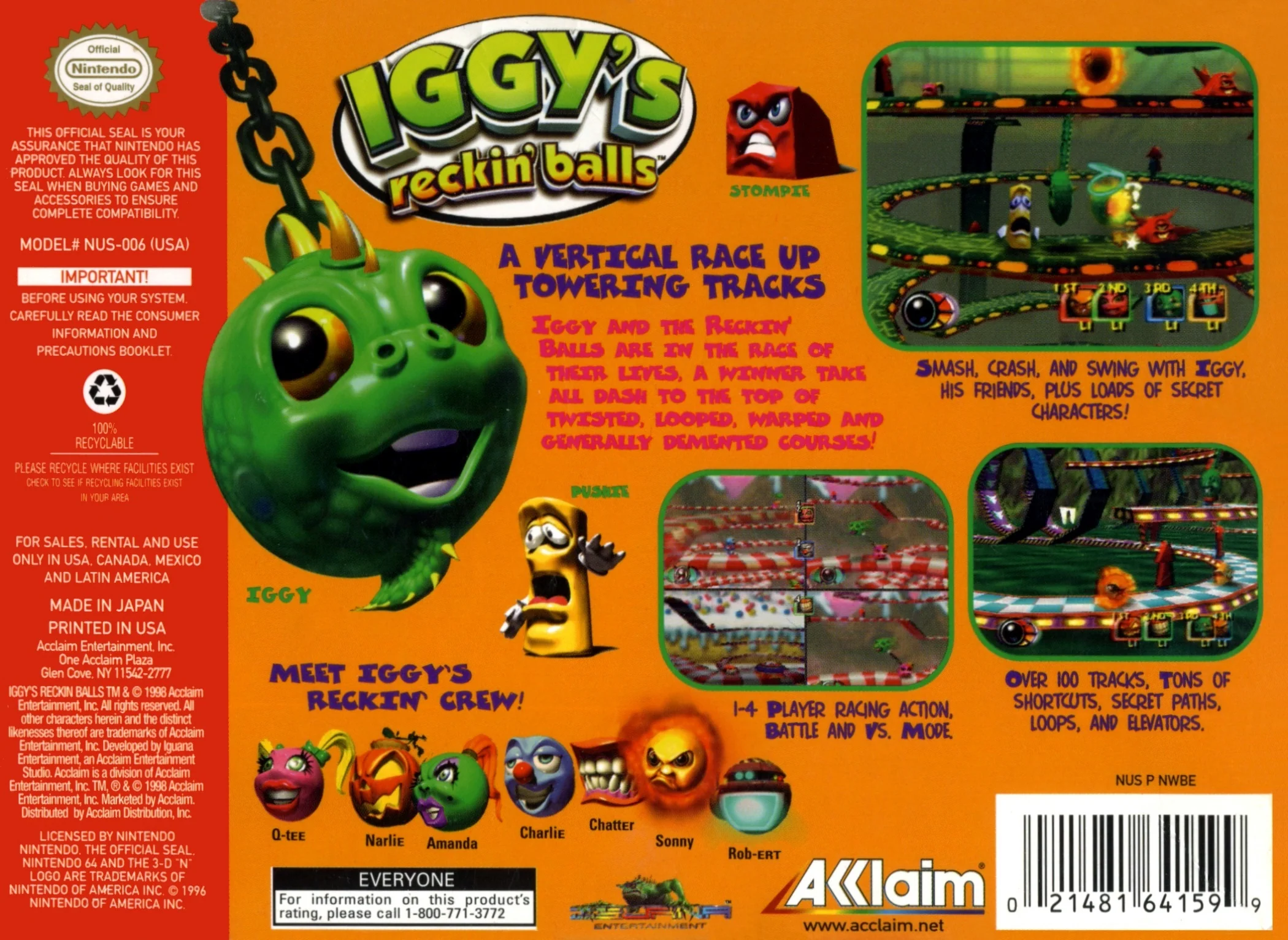Iggy's Reckin' Balls - Nintendo 64 - Image 2