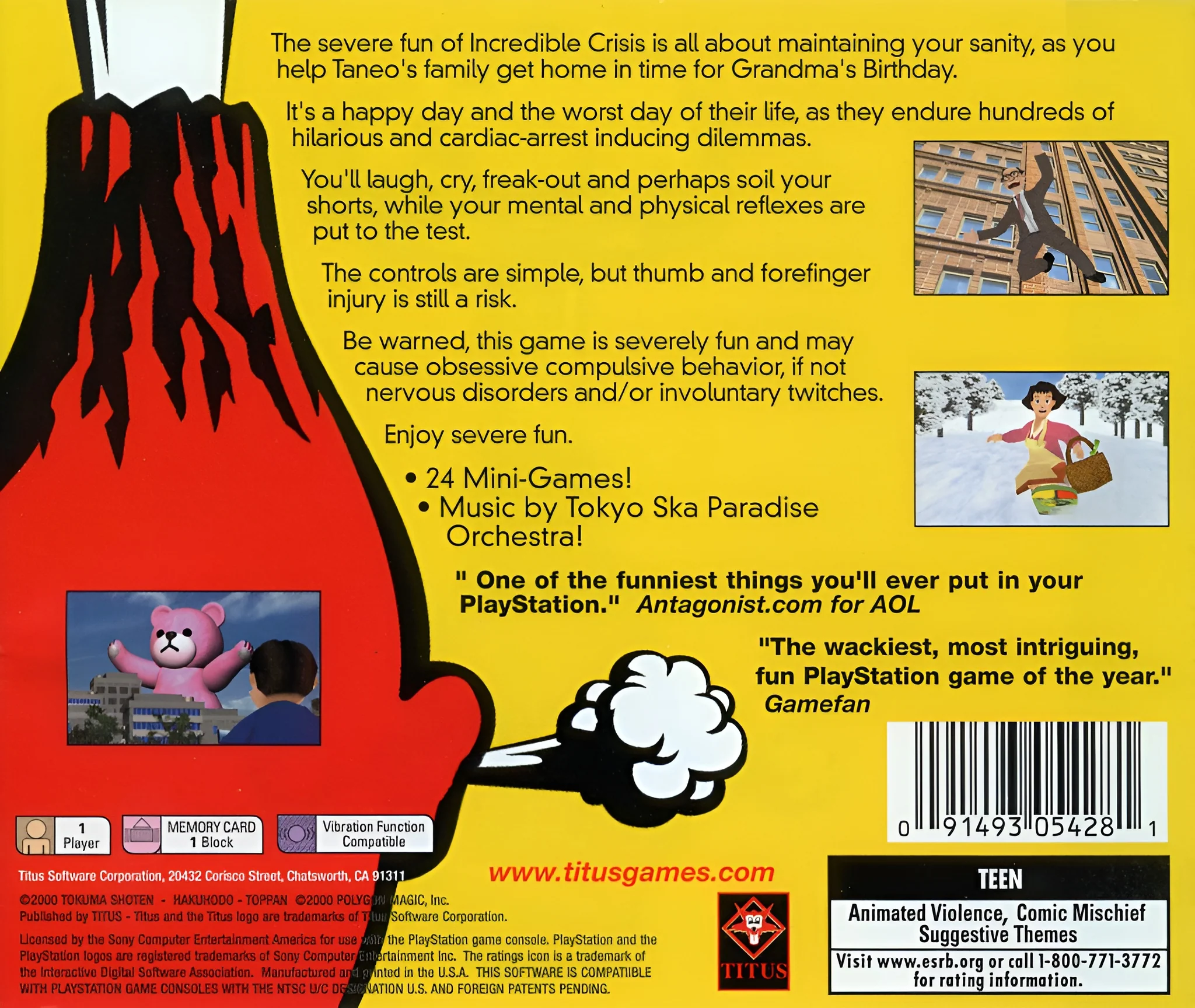 Incredible Crisis - PlayStation - Image 2