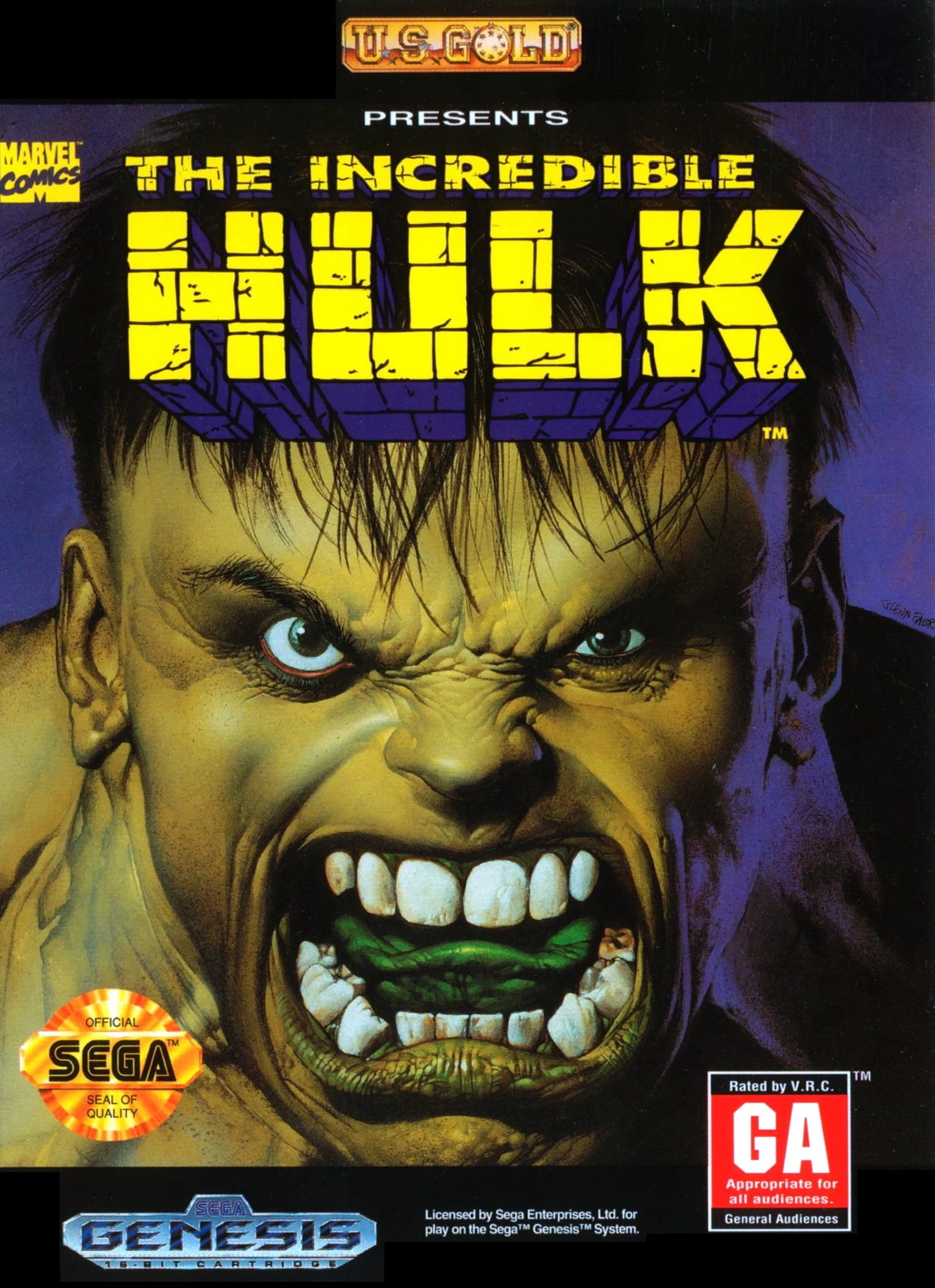 The Incredible Hulk - Sega Genesis