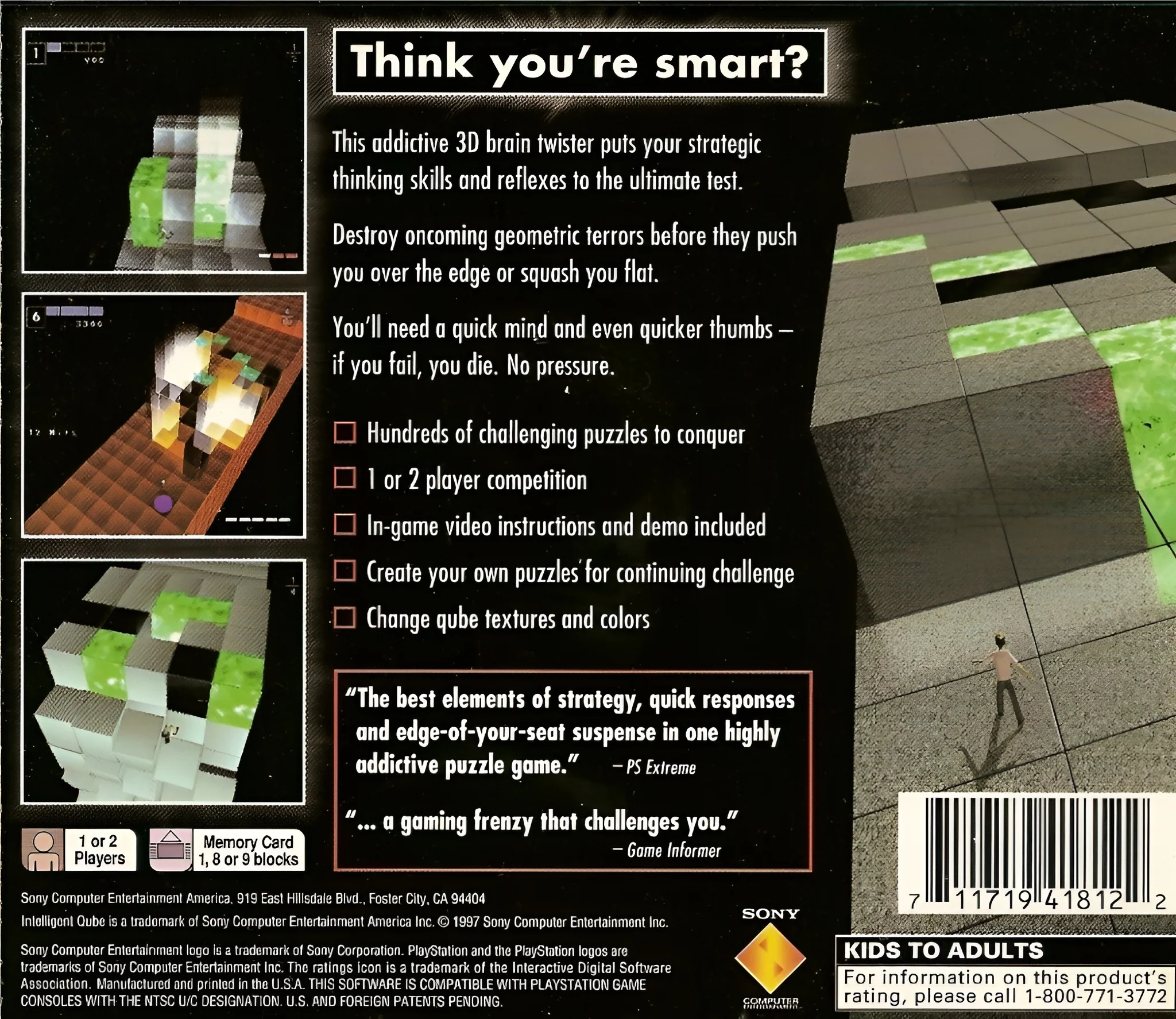 Intelligent Qube - PlayStation - Image 2