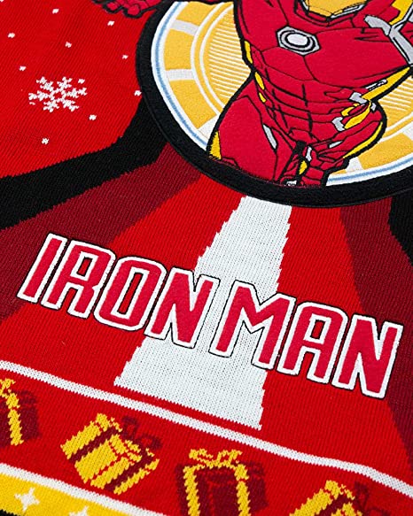 Marvel Iron Man Stark Tower Jumper / Ugly Christmas Sweater - Small - Image 5