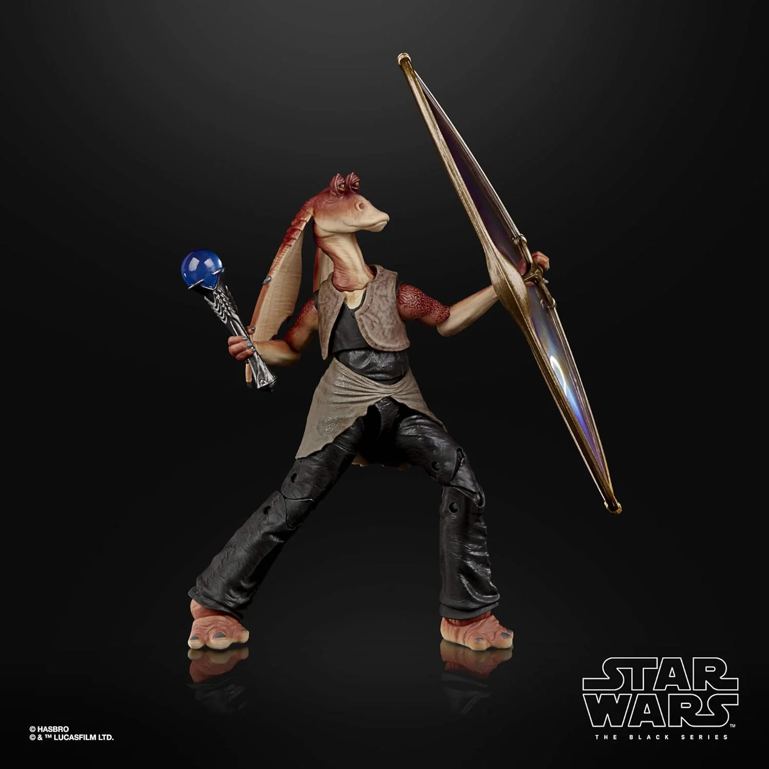 Star Wars: The Black Series - Jar Jar Binks (The Phantom Menace) Action Figure - Image 6
