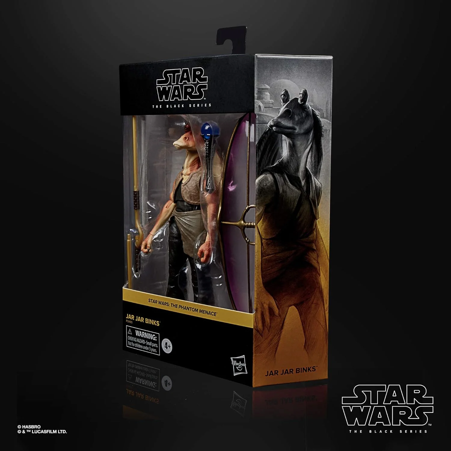 Star Wars: The Black Series - Jar Jar Binks (The Phantom Menace) Action Figure - Image 7