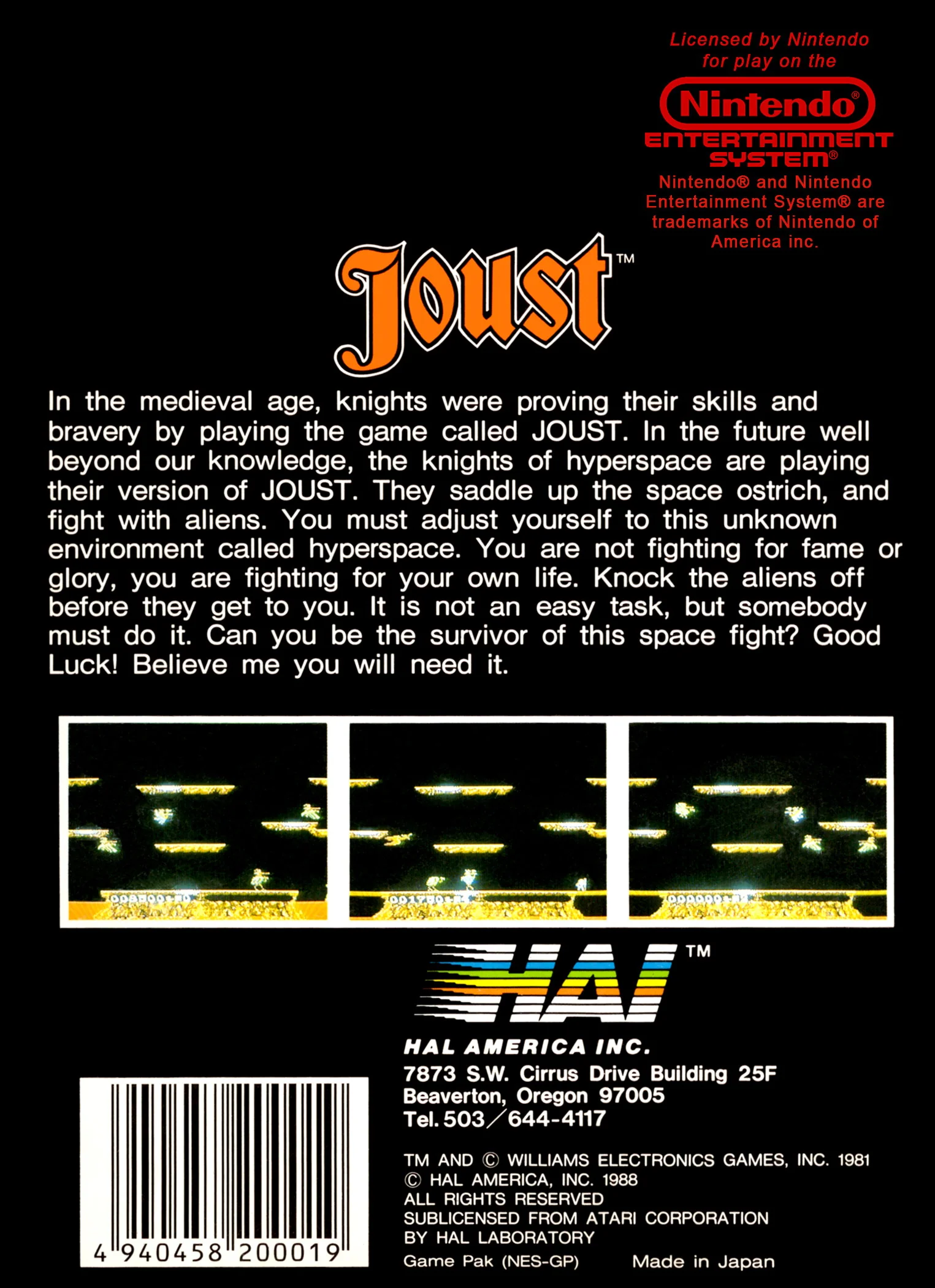 Joust - NES - Image 2
