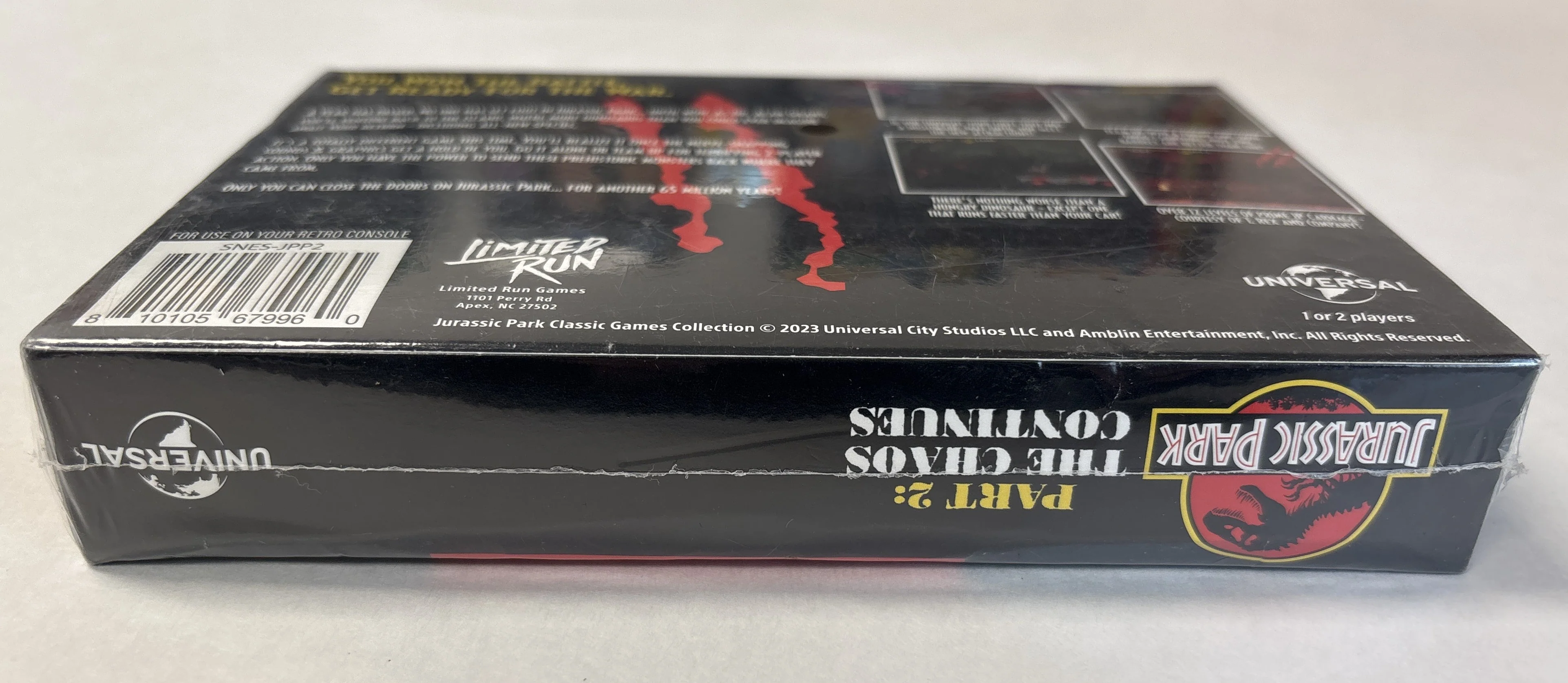 Jurassic Park Part 2: The Chaos Continues SNES Limited Run Brand New & Factory Sealed! - Image 4
