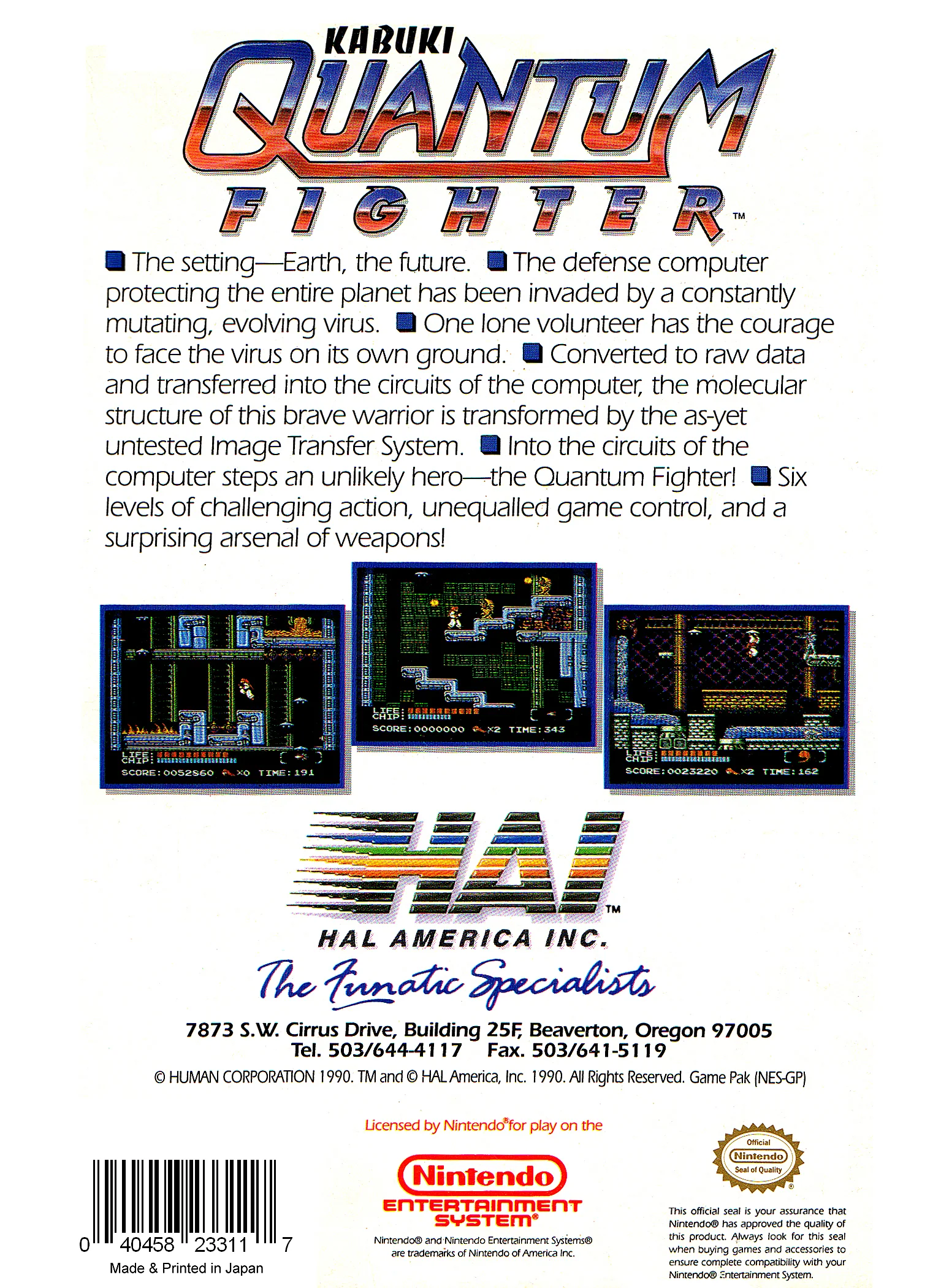 Kabuki Quantum Fighter - NES - Image 2