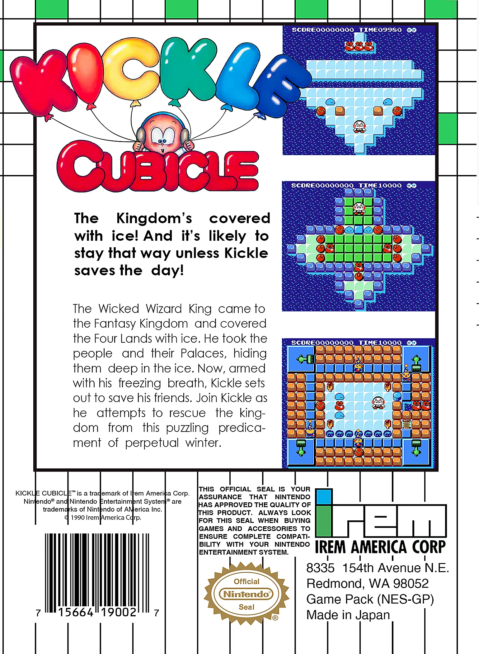 Kickle Cubicle - NES - Image 2
