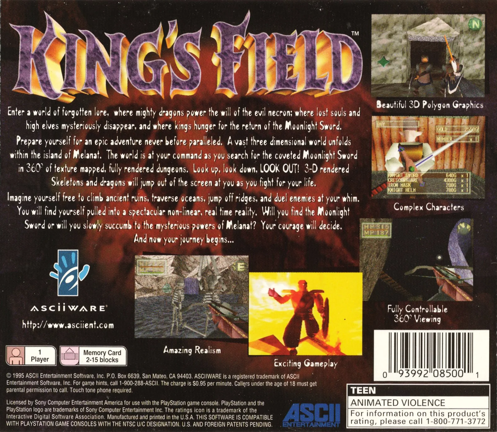 King's Field - PlayStation - Image 2