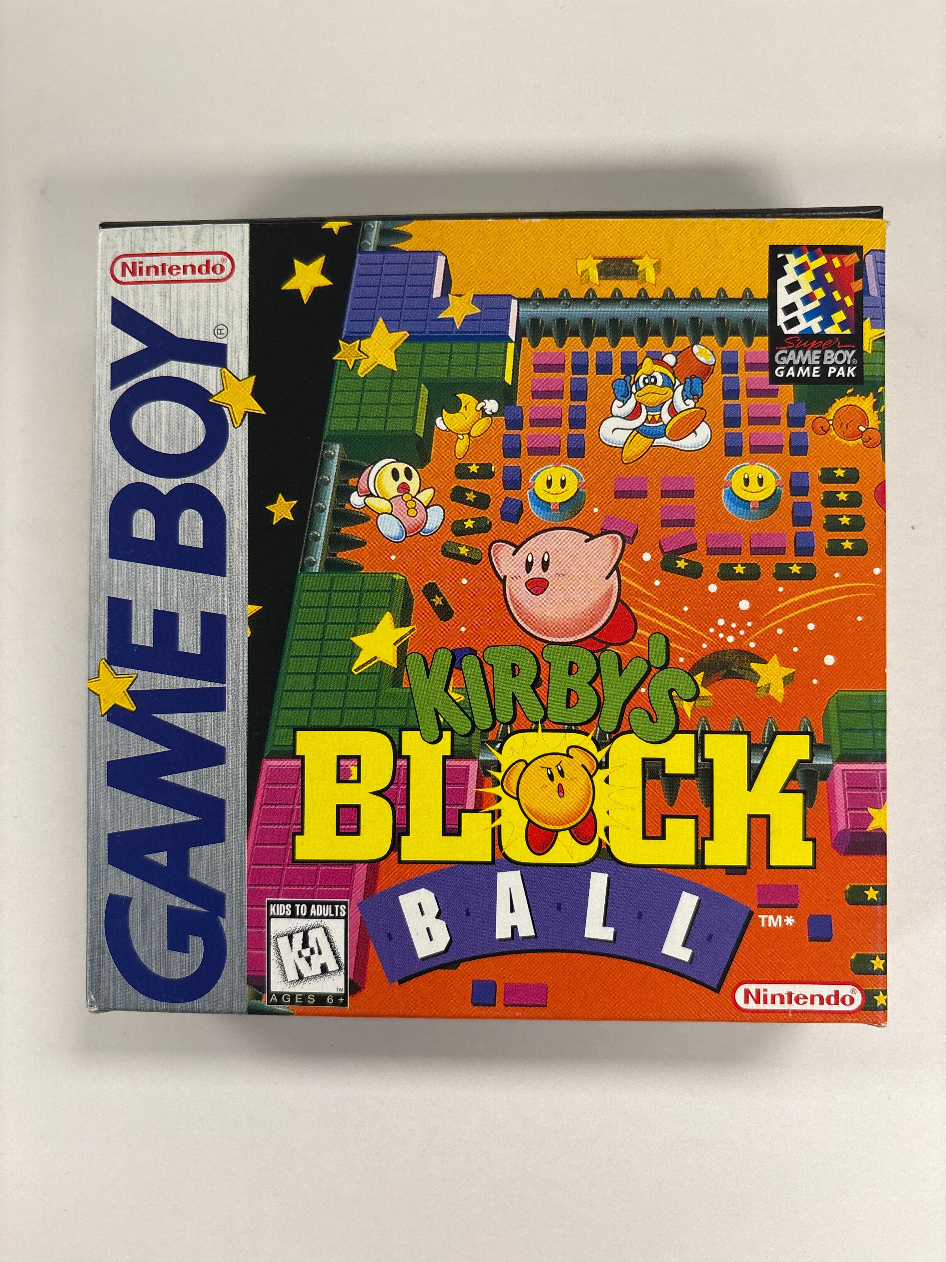 Kirby's Block Ball - Game Boy Box & Cardboard Insert Only No Game or Manuals - Image 2