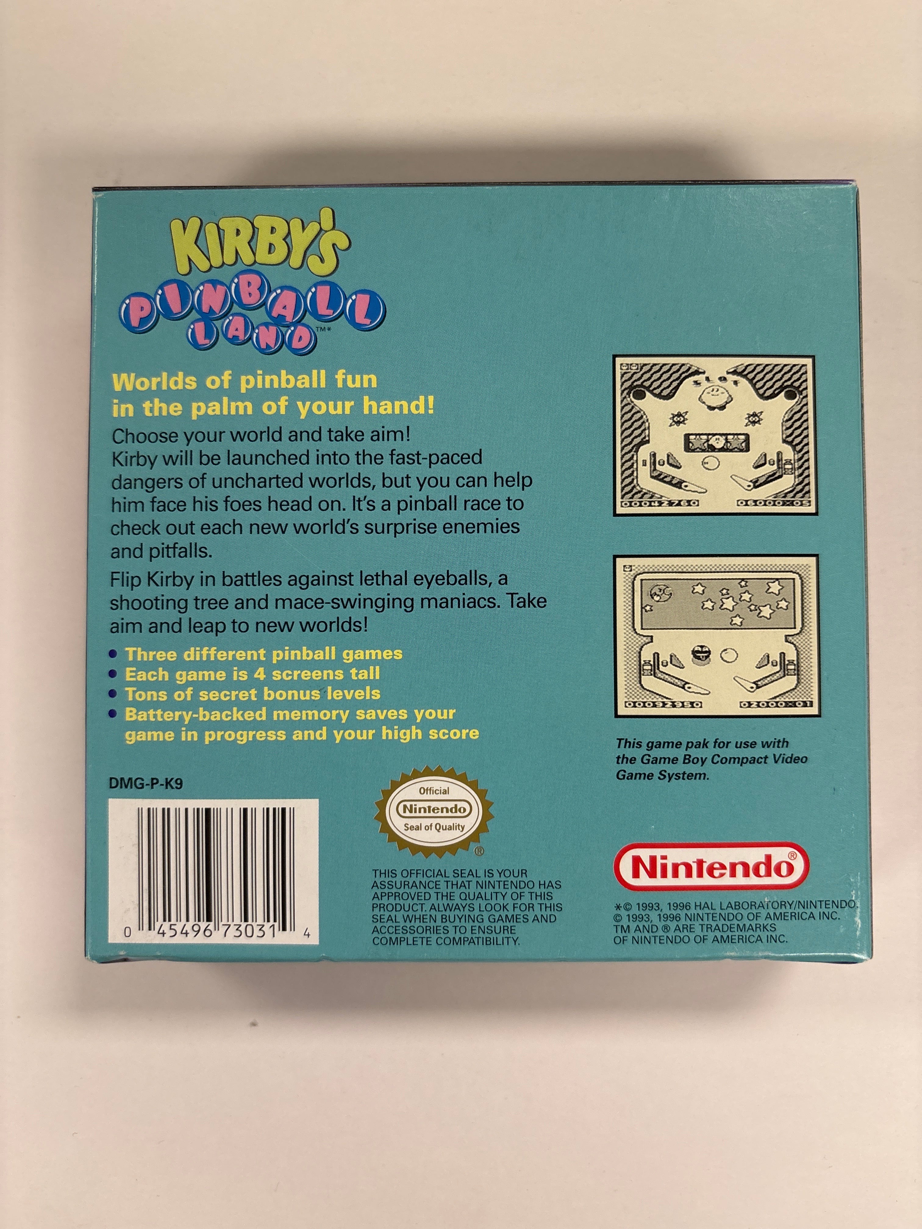 Kirby's Pinball Land - Game Boy Box & Cardboard Insert Only No Game or Manuals - Image 3