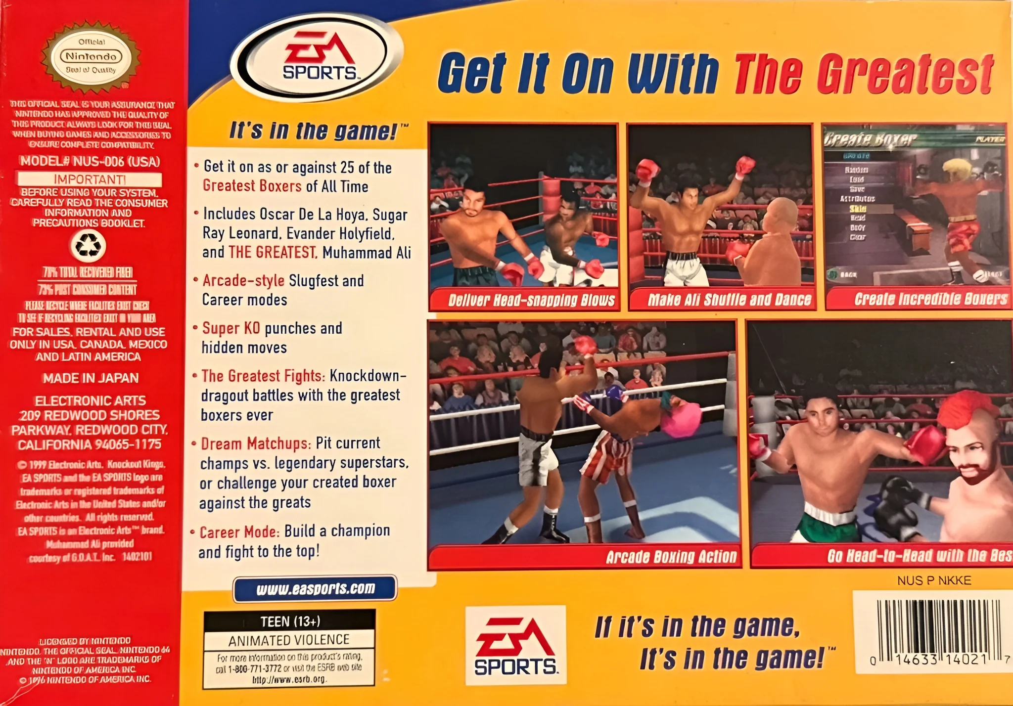 Knockout Kings 2000 - Nintendo 64 - Image 2