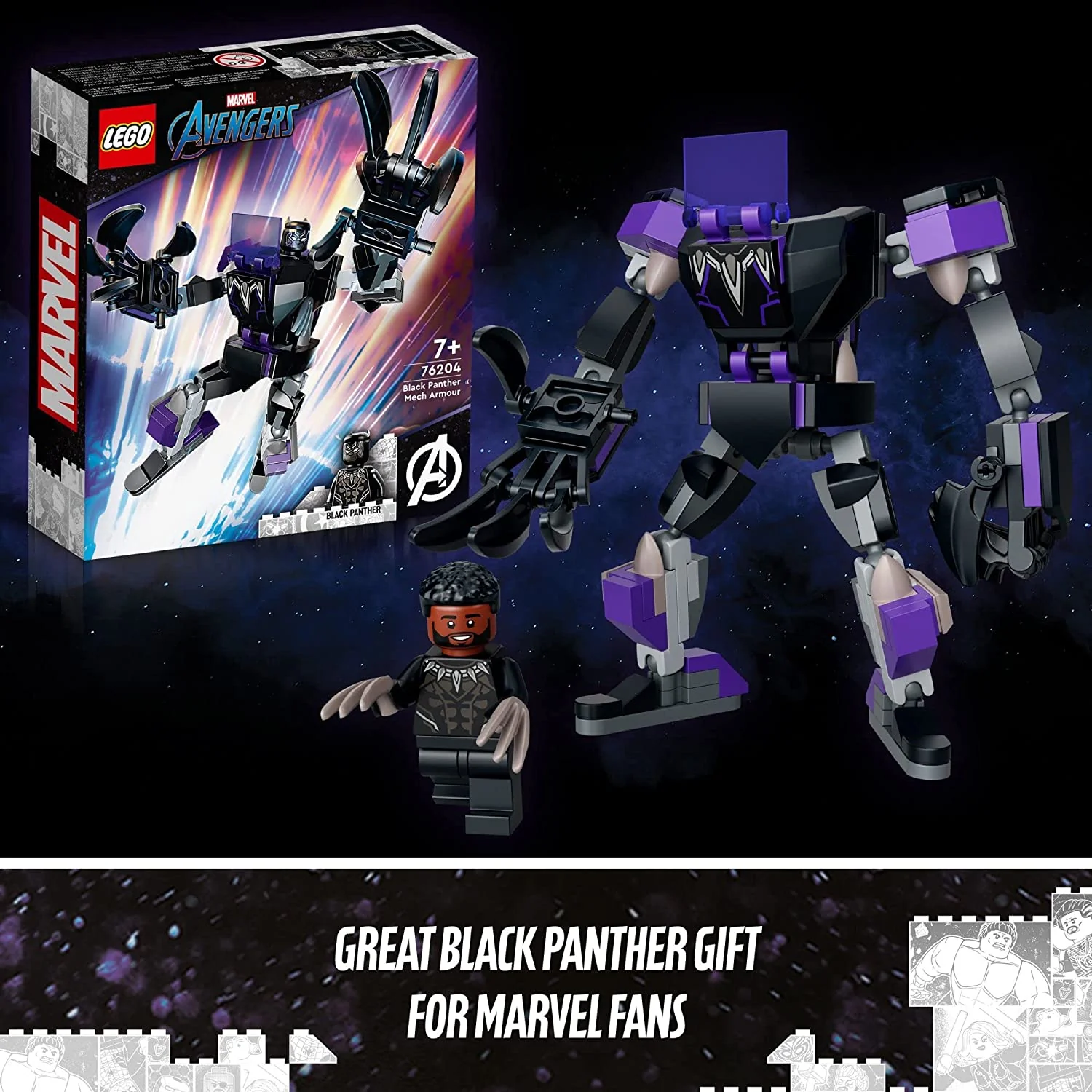 LEGO Marvel Black Panther Mech Armor 76204 - Image 2