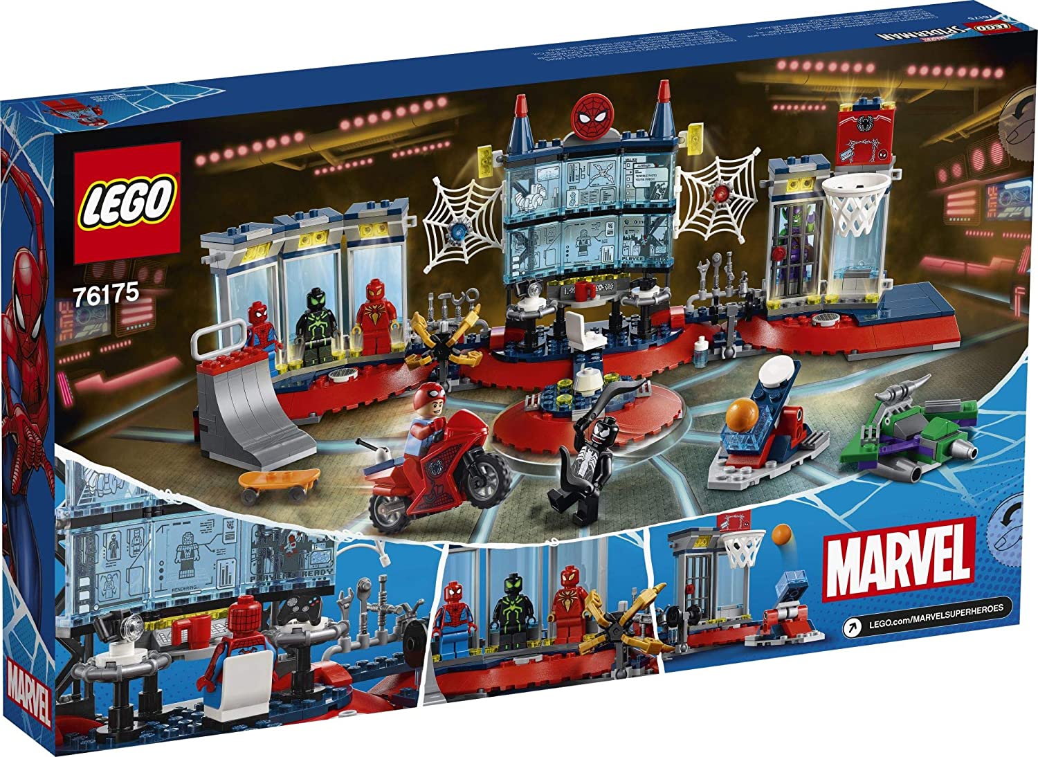 LEGO Marvel Spider-Man Attack on the Spider Lair 76175 - Image 4
