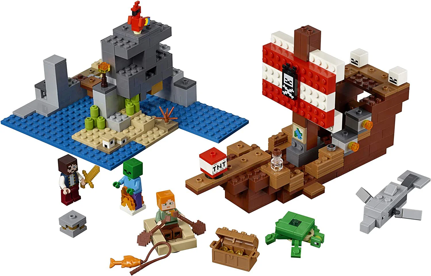 LEGO Minecraft The Pirate Ship Adventure 21152 - Image 2