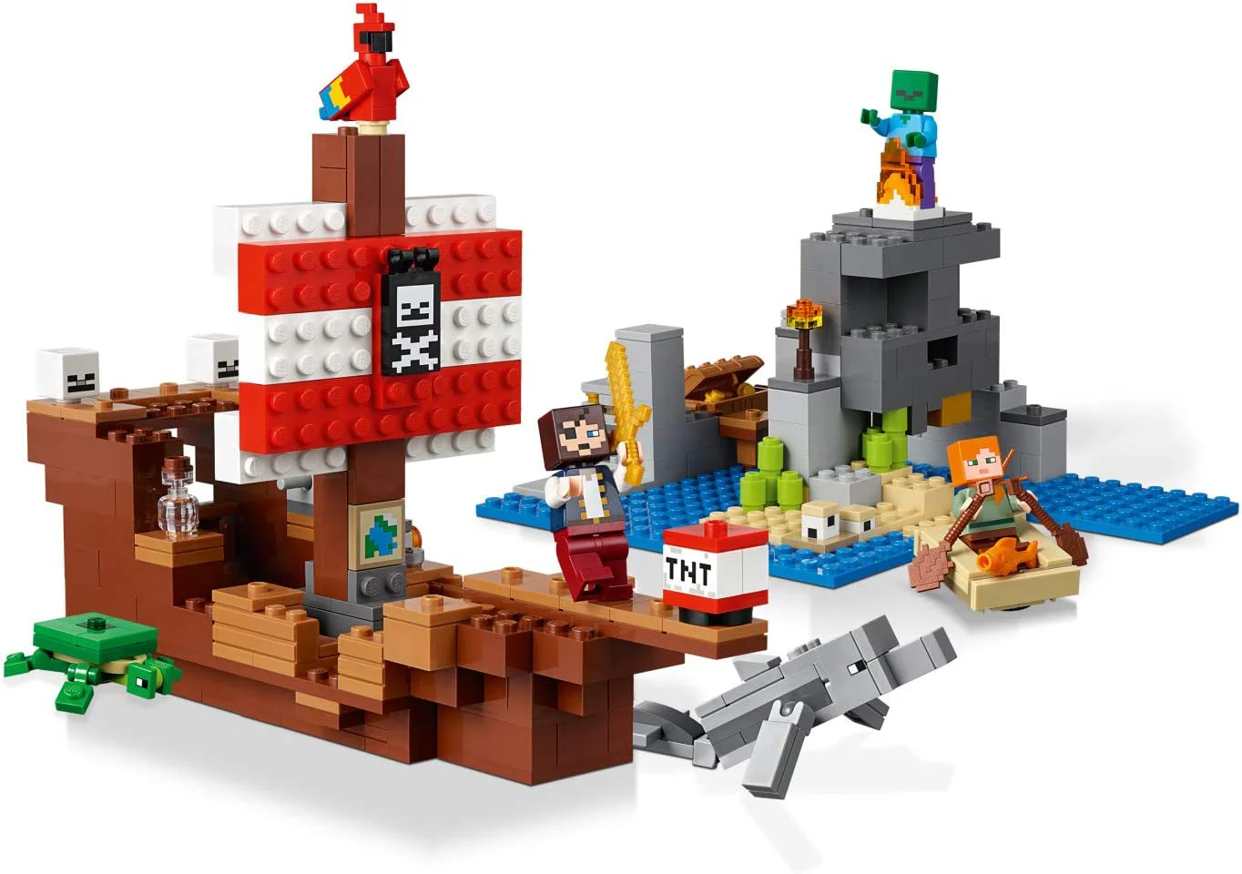 LEGO Minecraft The Pirate Ship Adventure 21152 - Image 5
