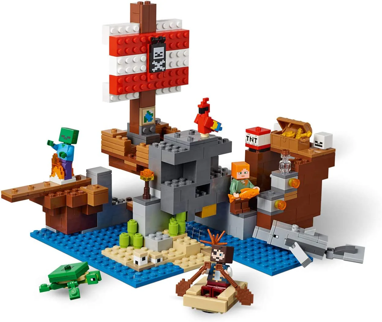 LEGO Minecraft The Pirate Ship Adventure 21152 - Image 6
