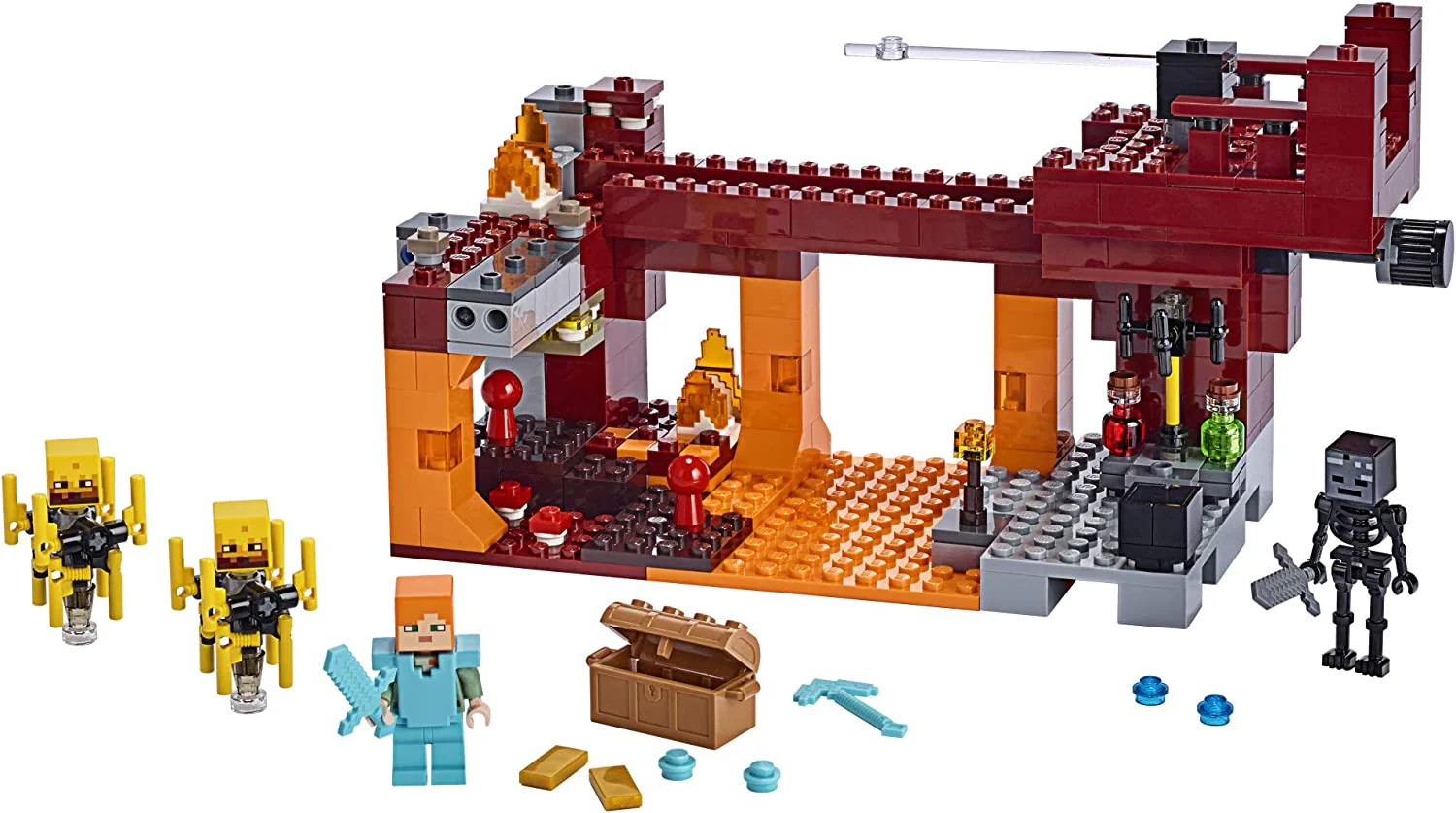 LEGO Minecraft The Blaze Bridge 21154 - Image 2
