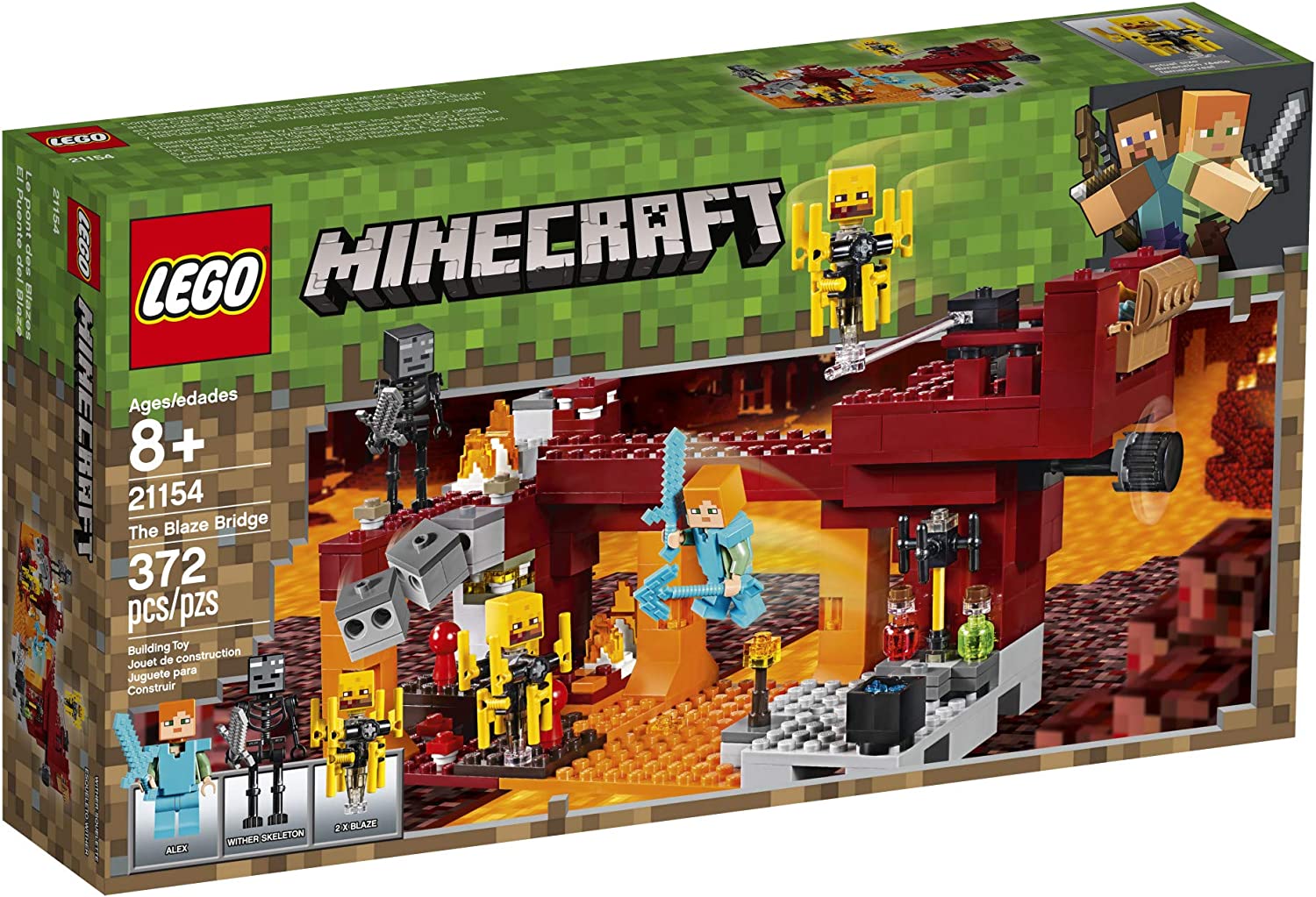 LEGO Minecraft The Blaze Bridge 21154 - Image 3