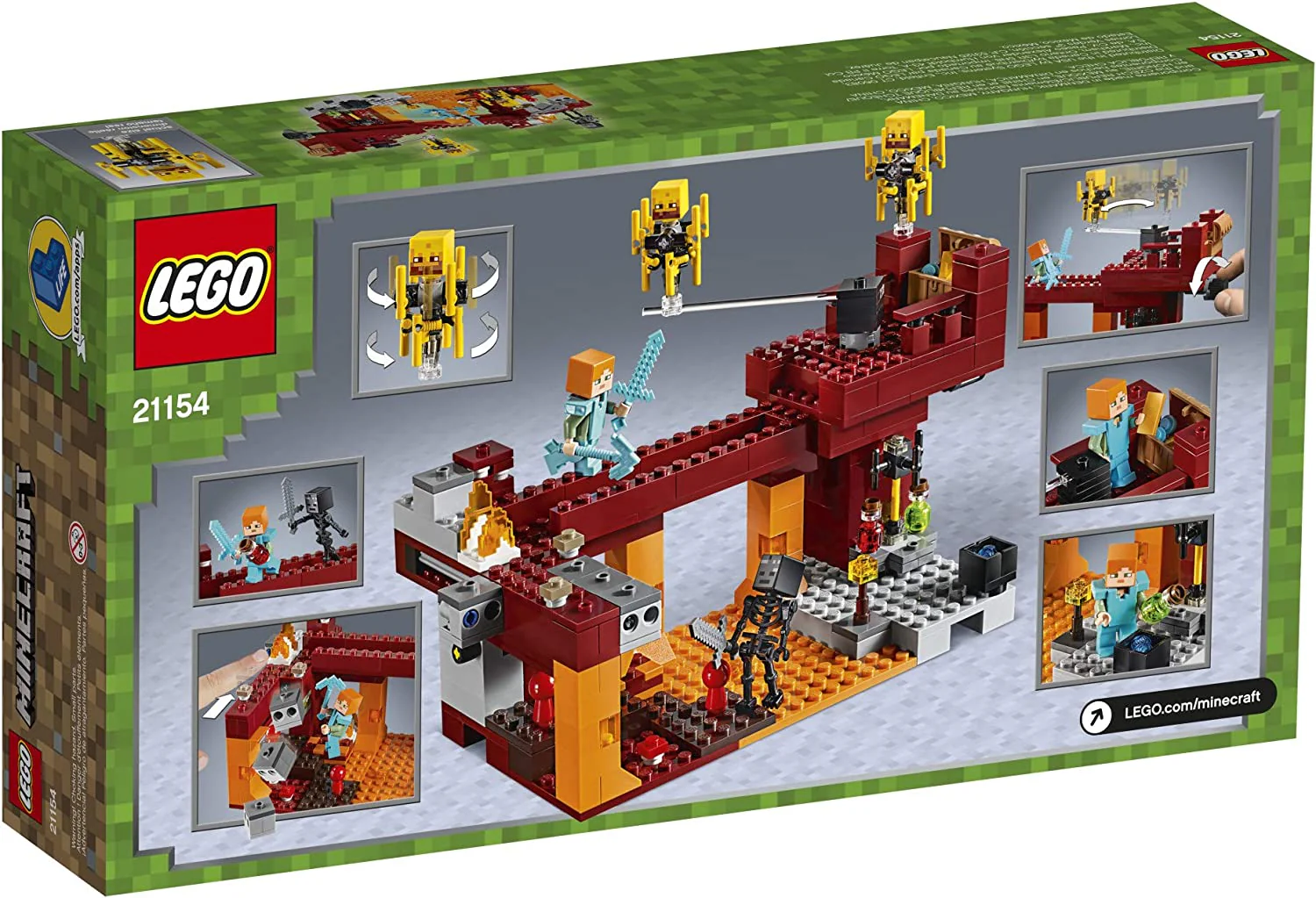LEGO Minecraft The Blaze Bridge 21154 - Image 4