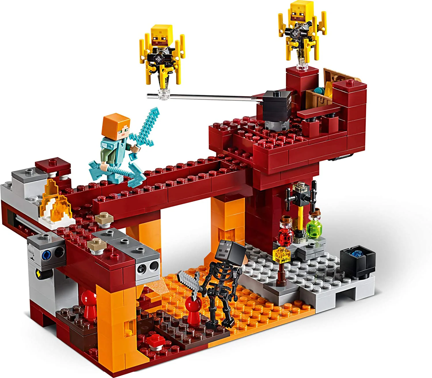 LEGO Minecraft The Blaze Bridge 21154 - Image 6