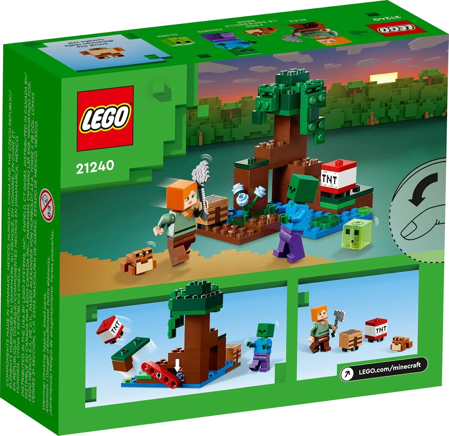 LEGO Minecraft The Swamp Adventure 21240 - Image 2
