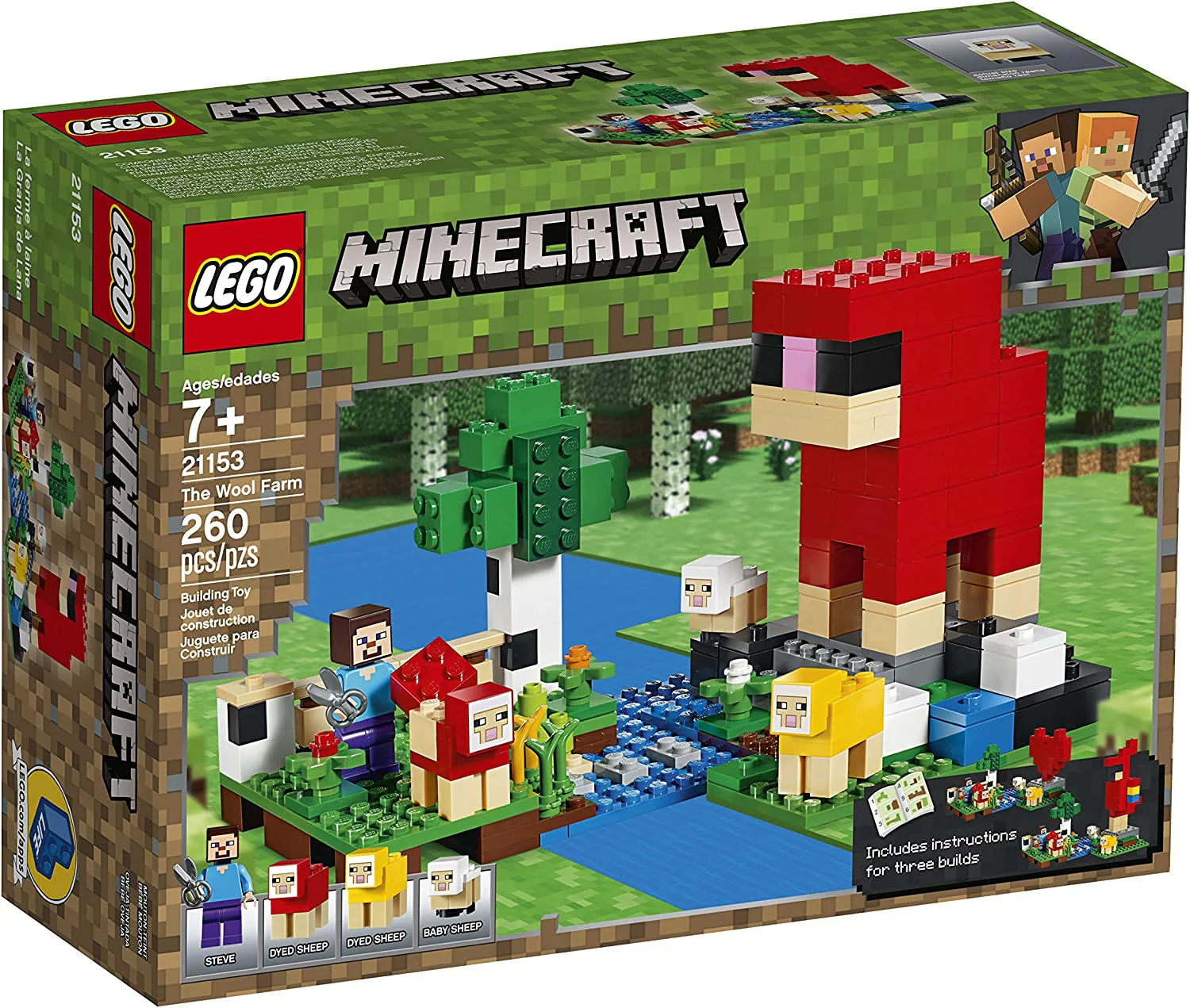 LEGO Minecraft The Wool Farm 21153 - Image 3