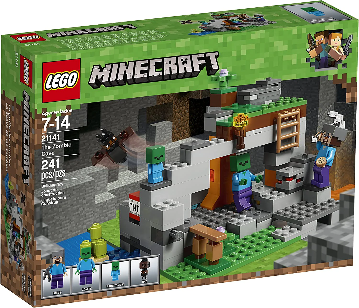 LEGO Minecraft The Zombie Cave 21141 - Image 3